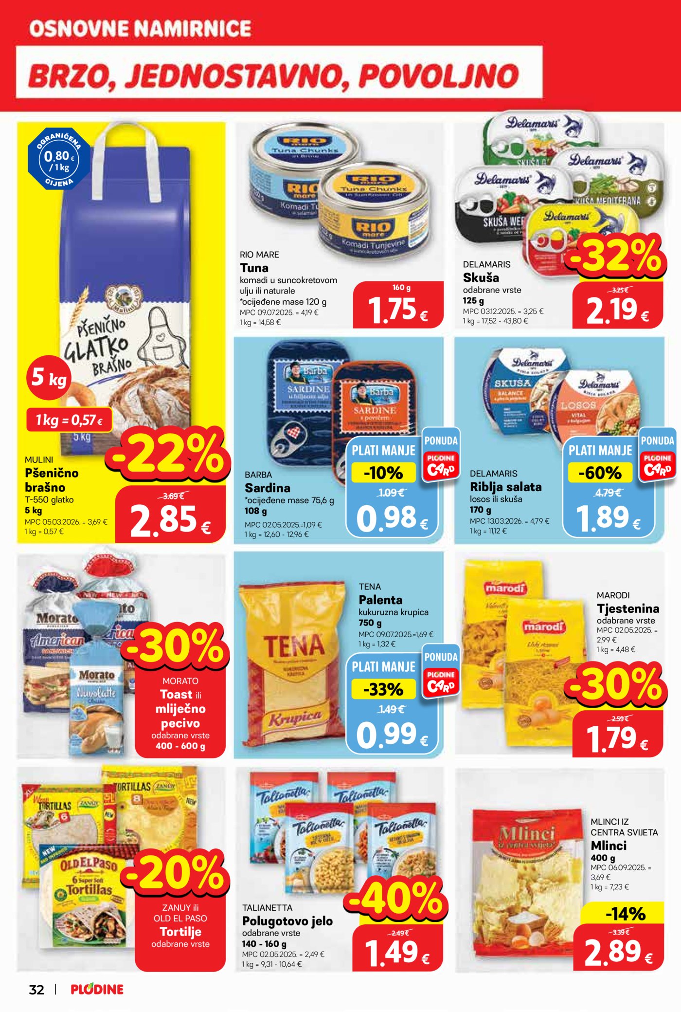 Plodine katalog Akcija 25.03. - 31.03.2026.