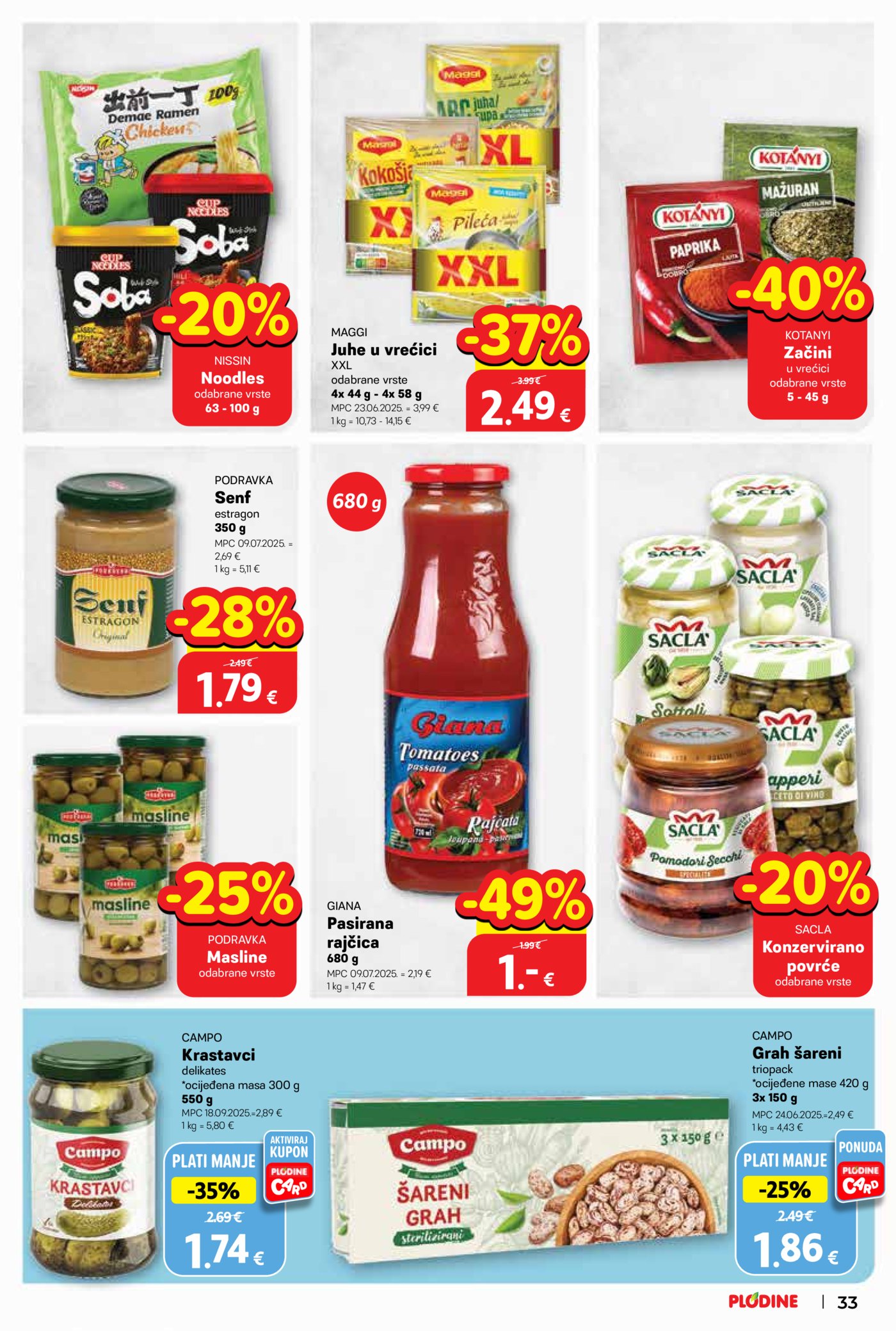 Plodine katalog Akcija 25.03. - 31.03.2026.