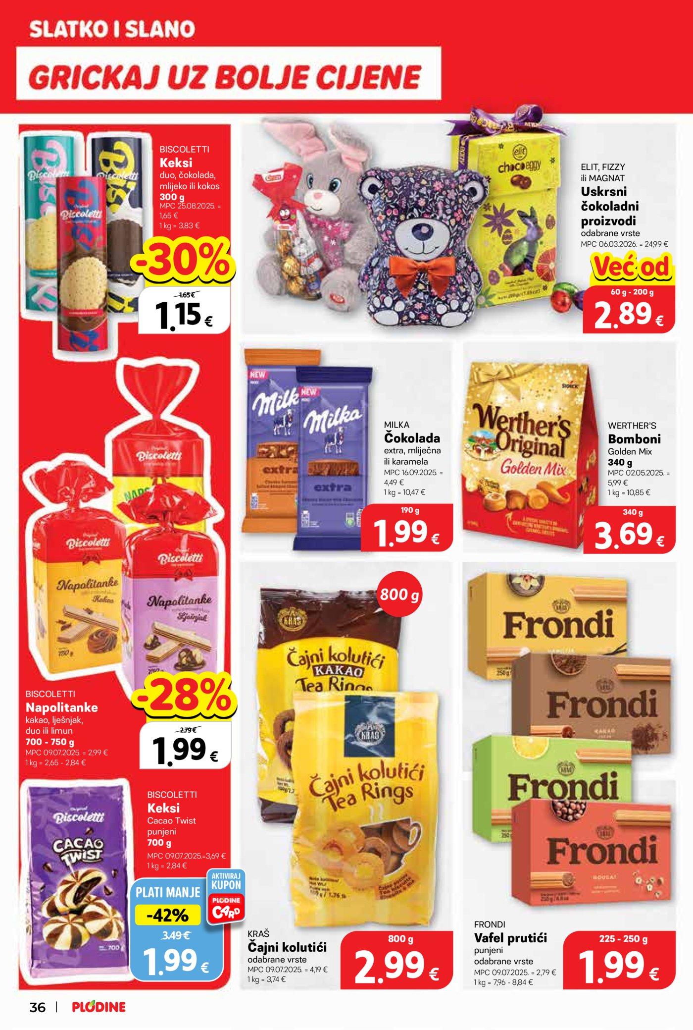 Plodine katalog Akcija 25.03. - 31.03.2026.