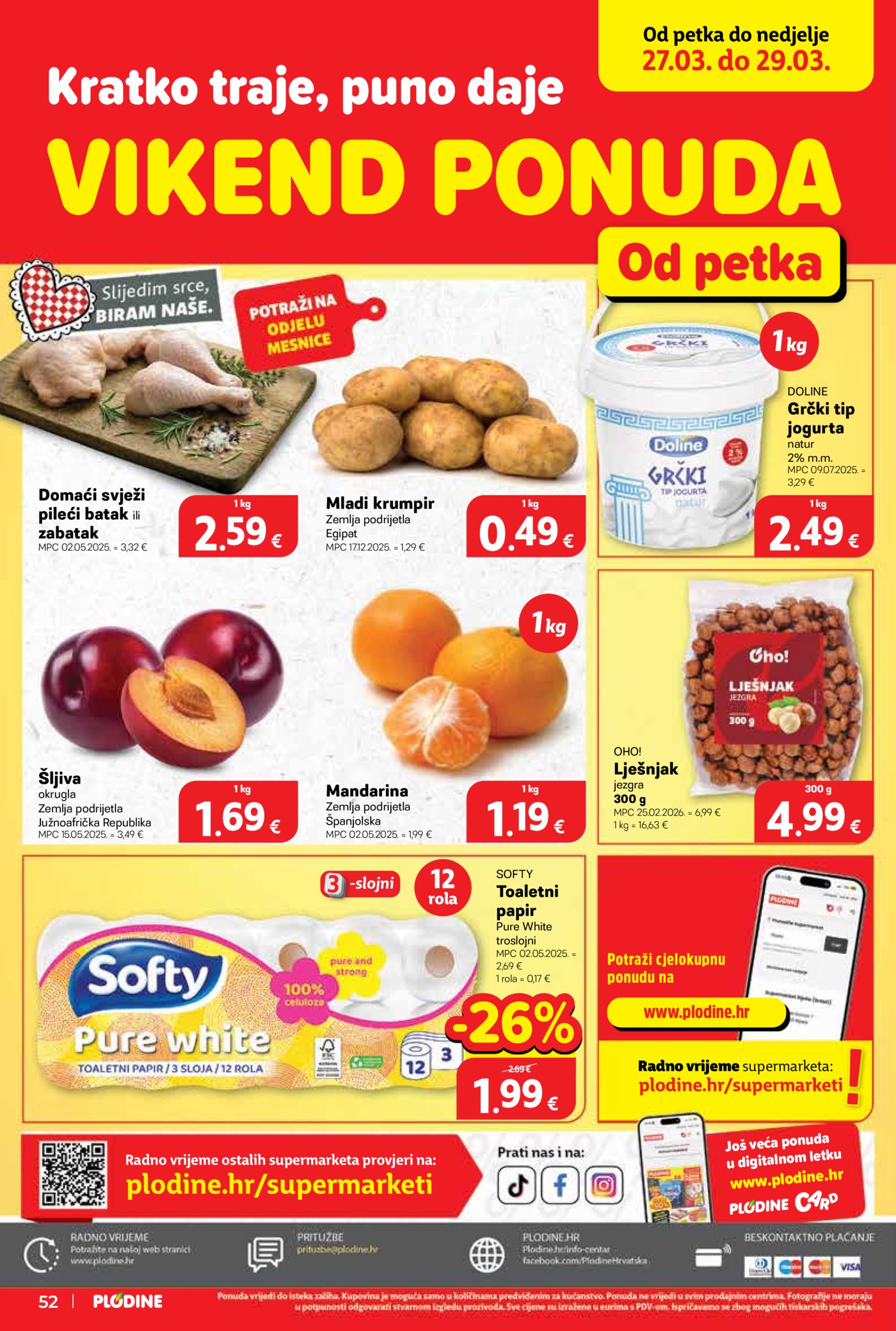 Plodine katalog Akcija 25.03. - 31.03.2026.