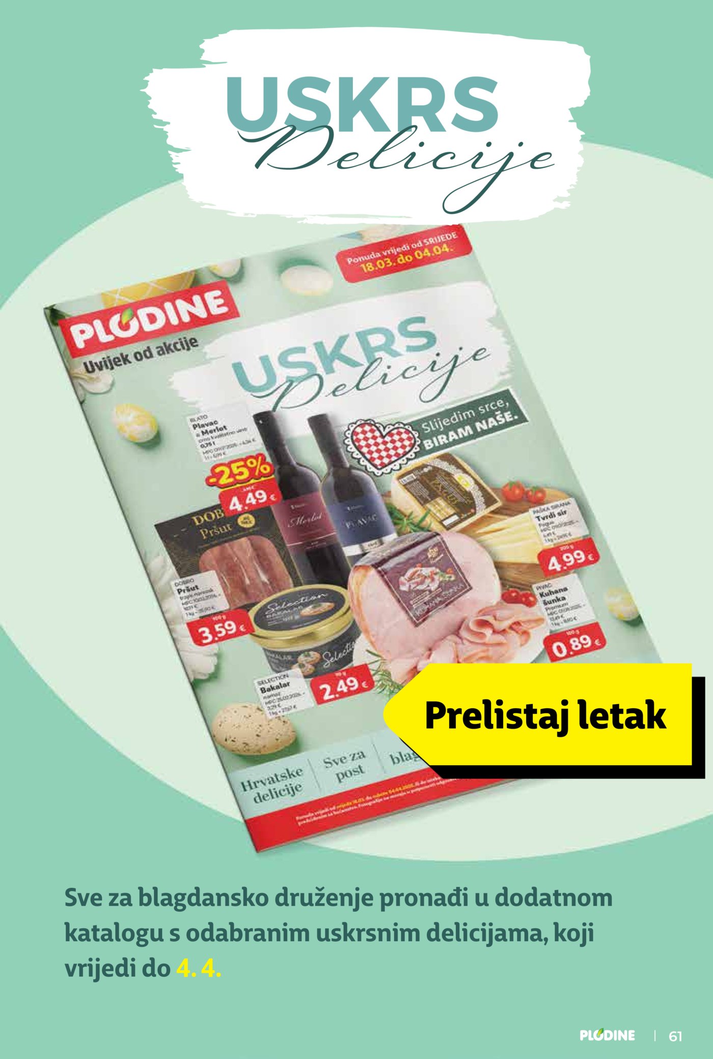 Plodine katalog Akcija 25.03. - 31.03.2026.