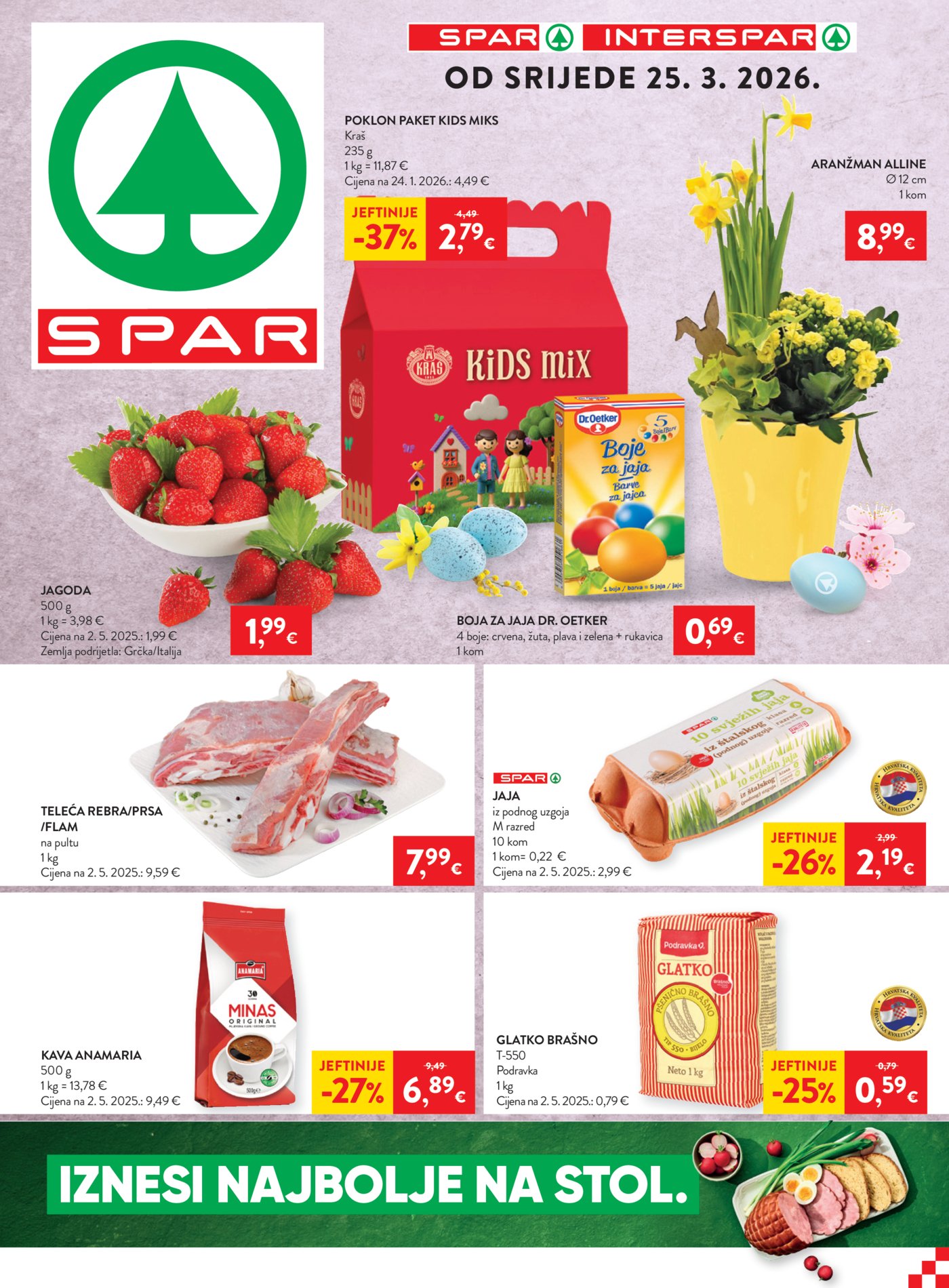 SPAR - INTERSPAR katalog 25.03. - 31.03.2026.