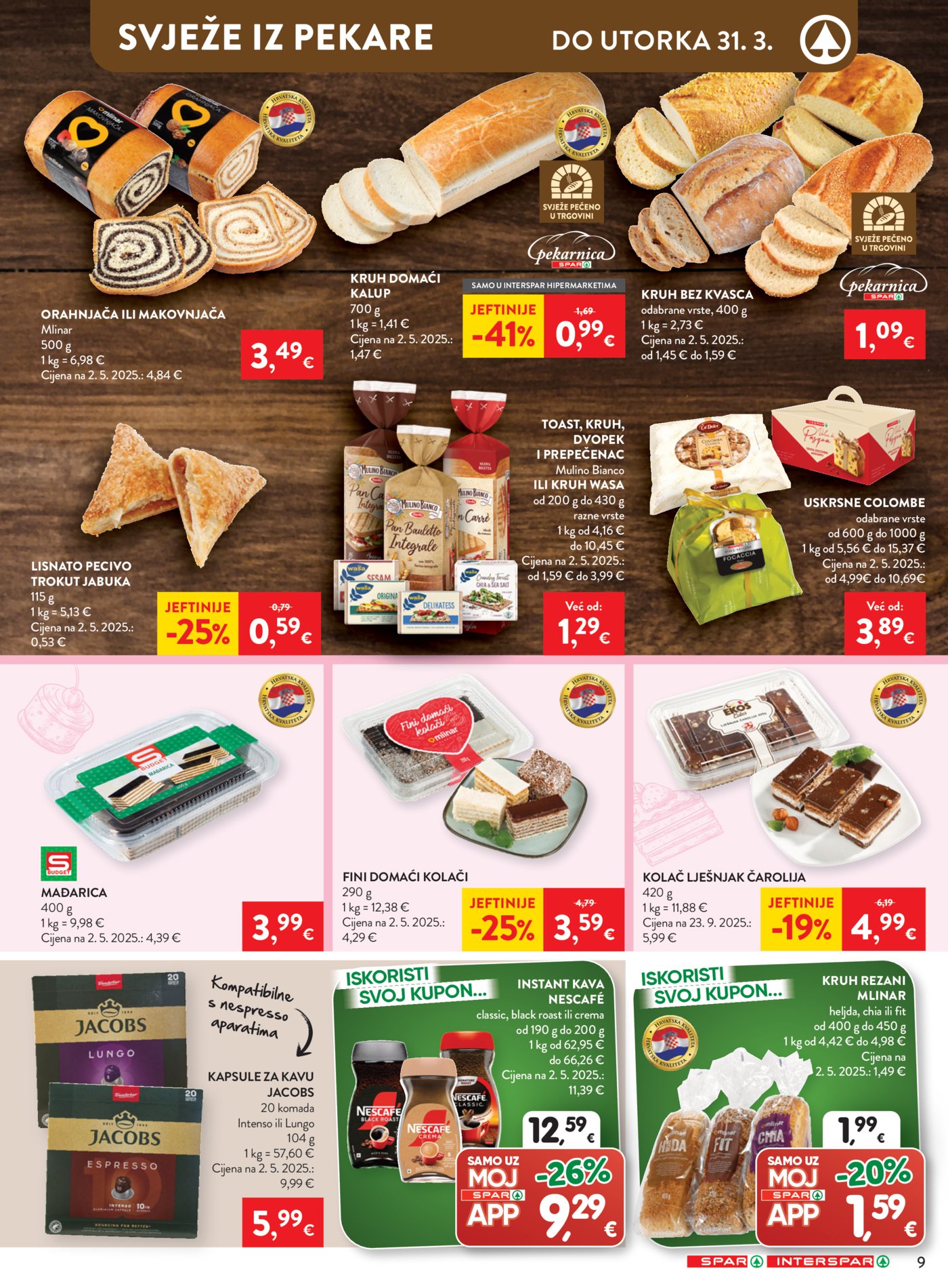 SPAR - INTERSPAR katalog 25.03. - 31.03.2026.