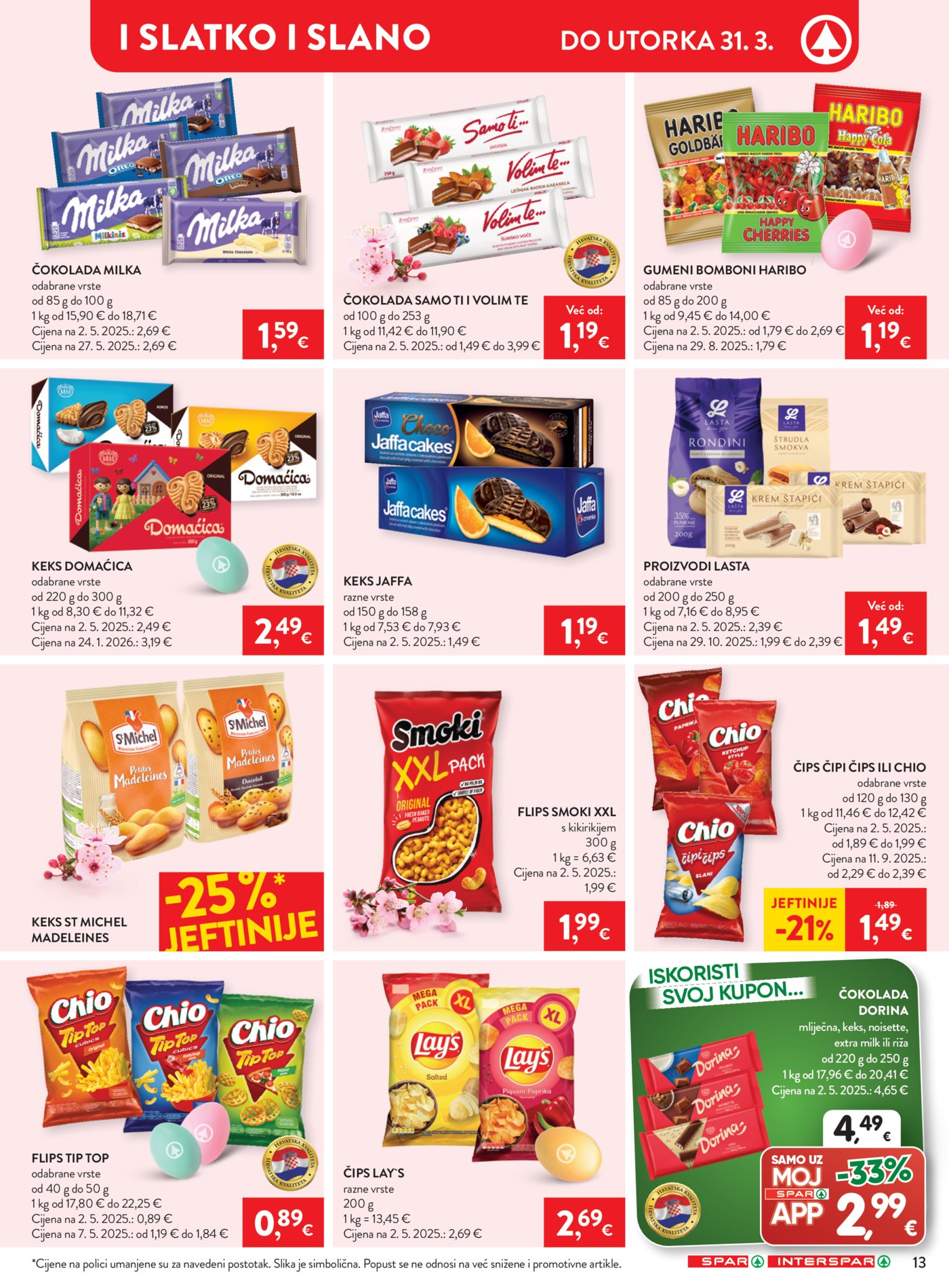SPAR - INTERSPAR katalog 25.03. - 31.03.2026.