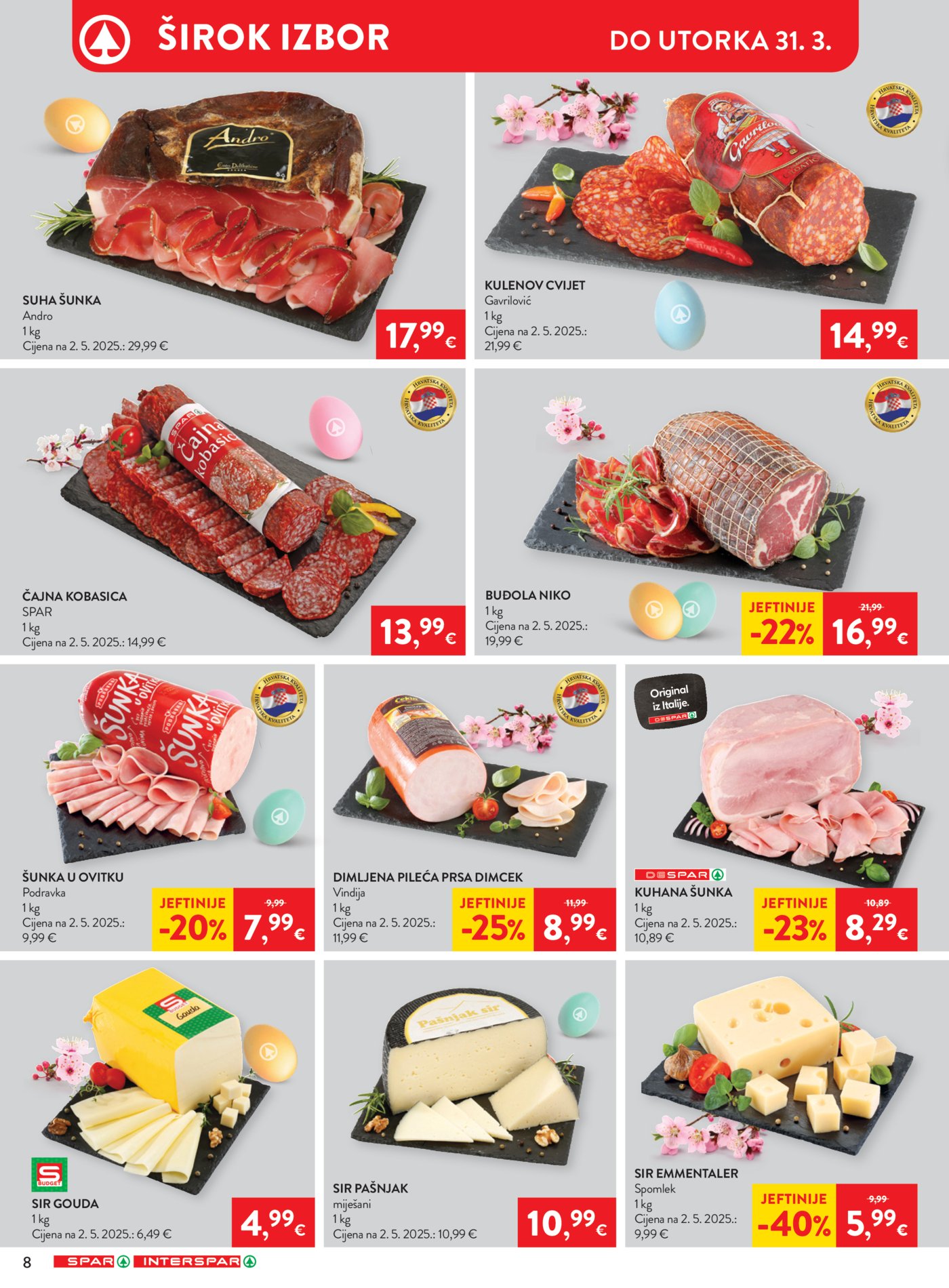 SPAR - INTERSPAR katalog 25.03. - 31.03.2026.