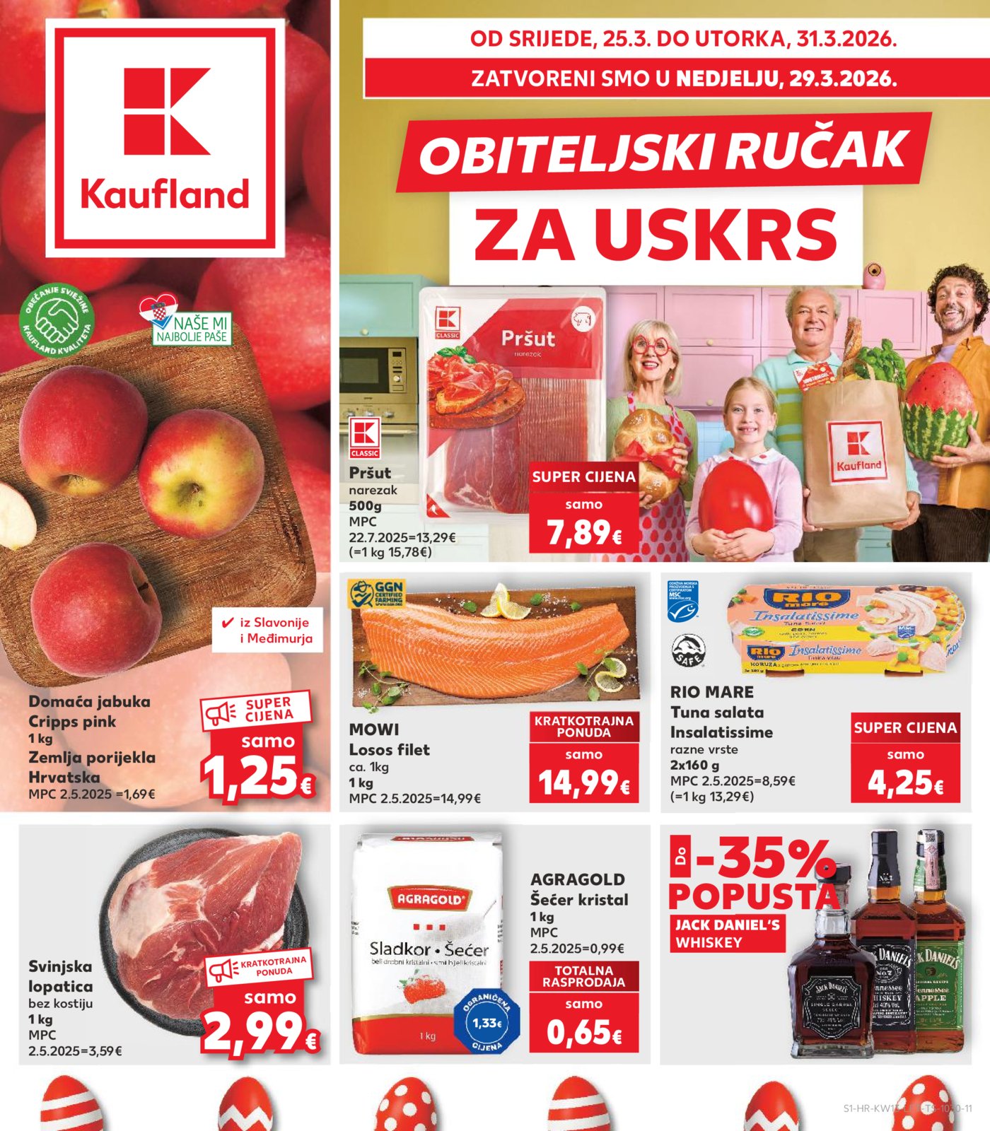 Kaufland katalog Akcija 25.03. - 31.03.2026. Odabrane poslovnice