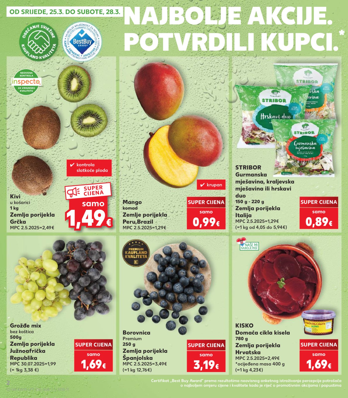 Kaufland katalog Akcija 25.03. - 31.03.2026. Odabrane poslovnice