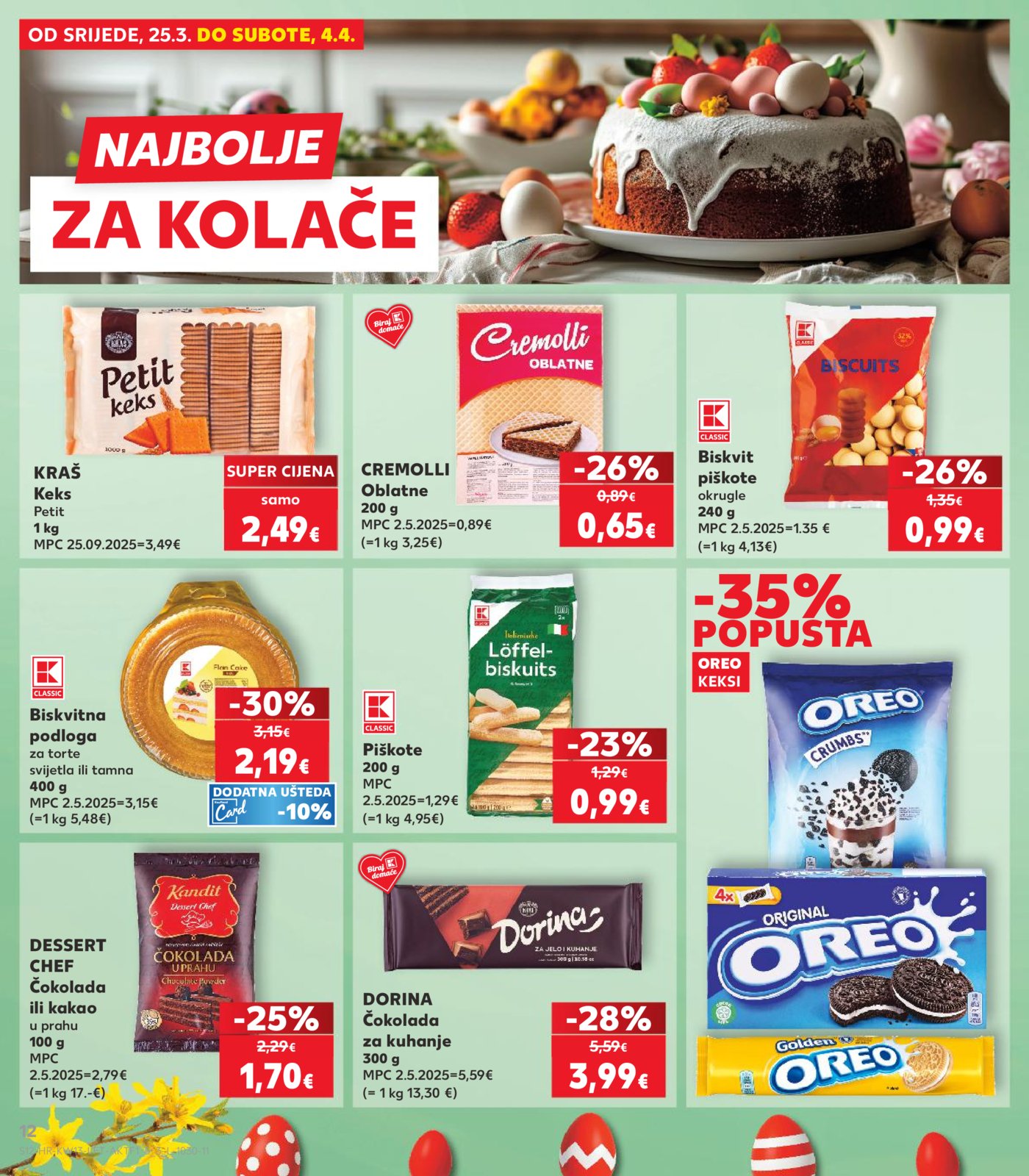 Kaufland katalog Akcija 25.03. - 31.03.2026. Odabrane poslovnice