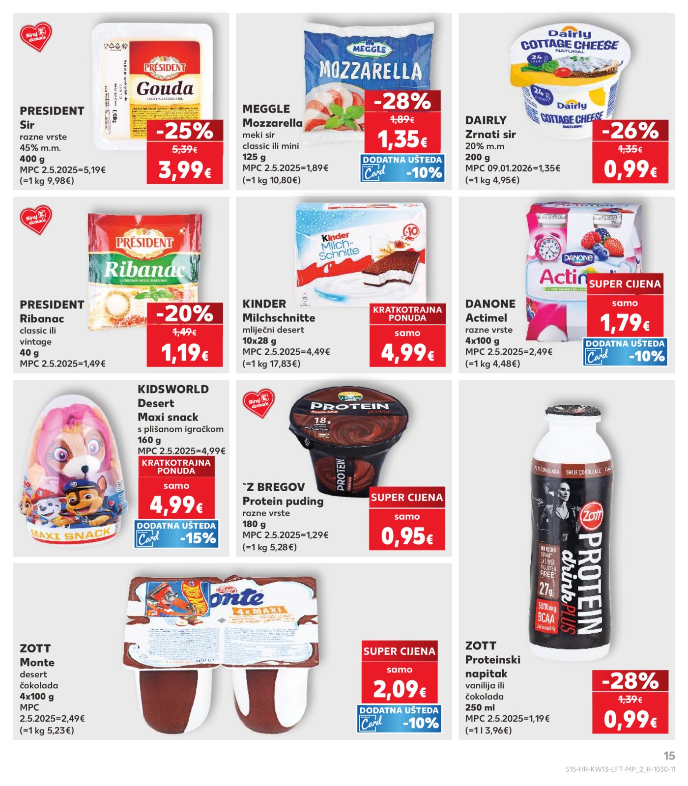 Kaufland katalog Akcija 25.03. - 31.03.2026. Odabrane poslovnice