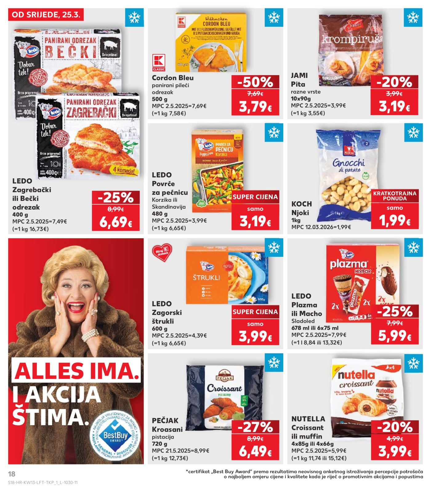 Kaufland katalog Akcija 25.03. - 31.03.2026. Odabrane poslovnice