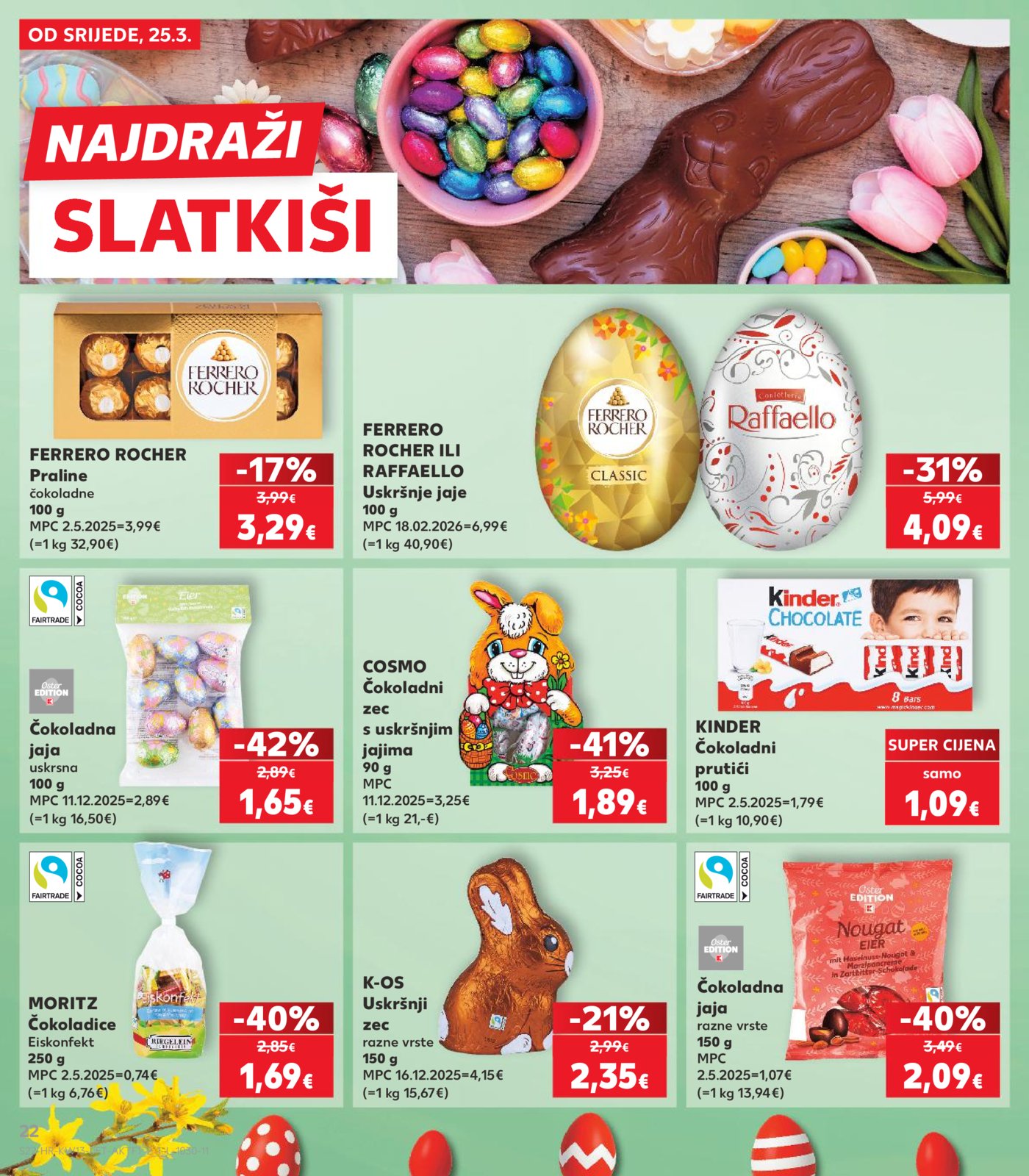 Kaufland katalog Akcija 25.03. - 31.03.2026. Odabrane poslovnice