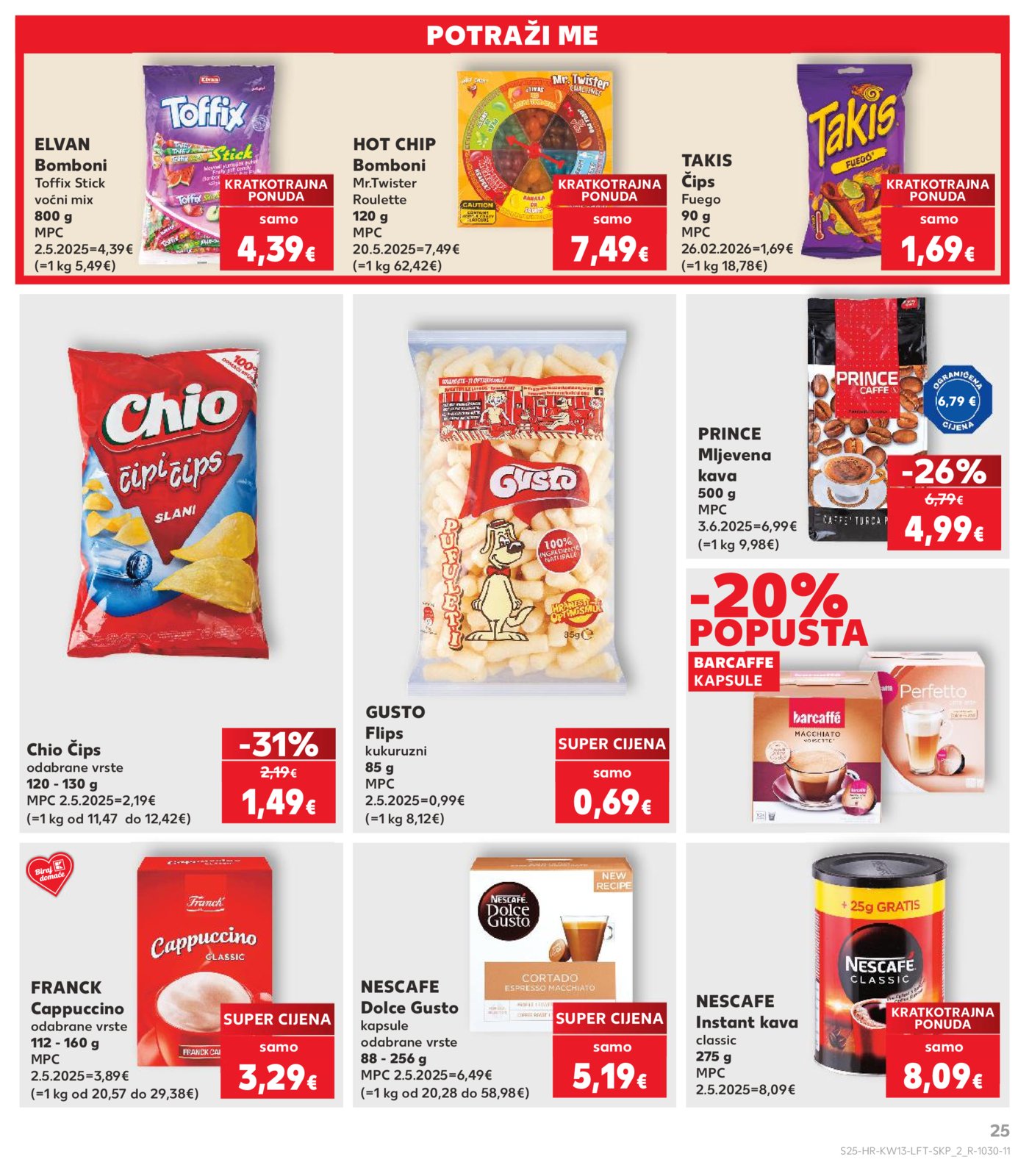 Kaufland katalog Akcija 25.03. - 31.03.2026. Odabrane poslovnice