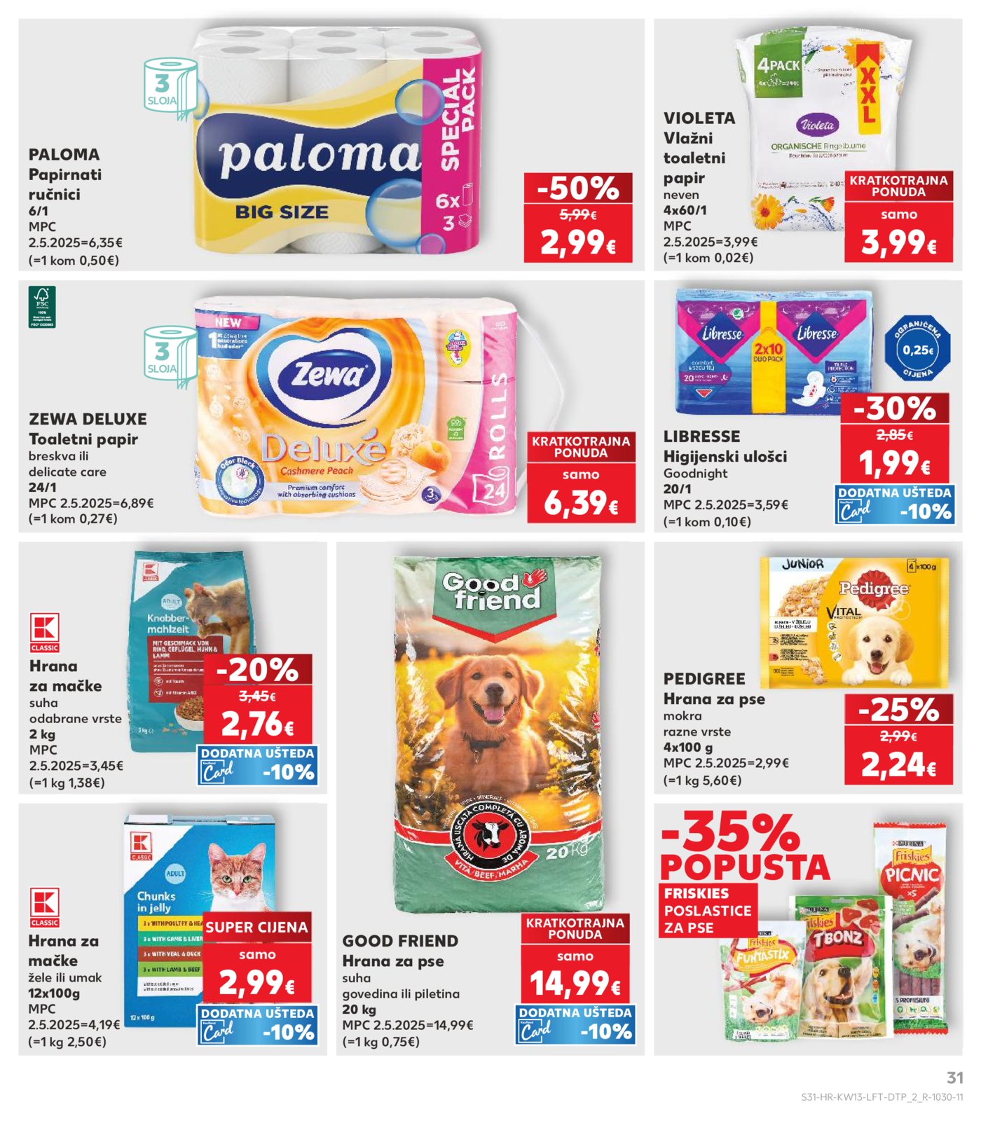 Kaufland katalog Akcija 25.03. - 31.03.2026. Odabrane poslovnice