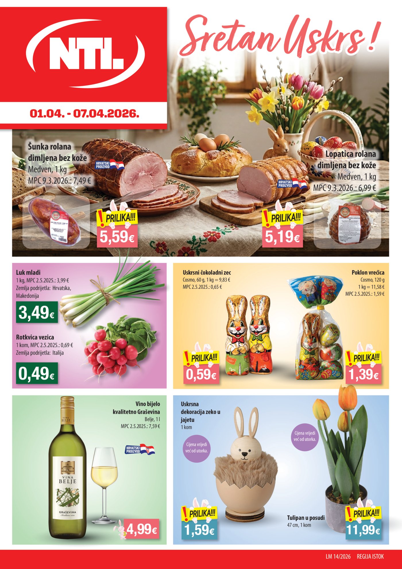 NTL katalog Akcija 01.04. - 07.04.2026. Istok