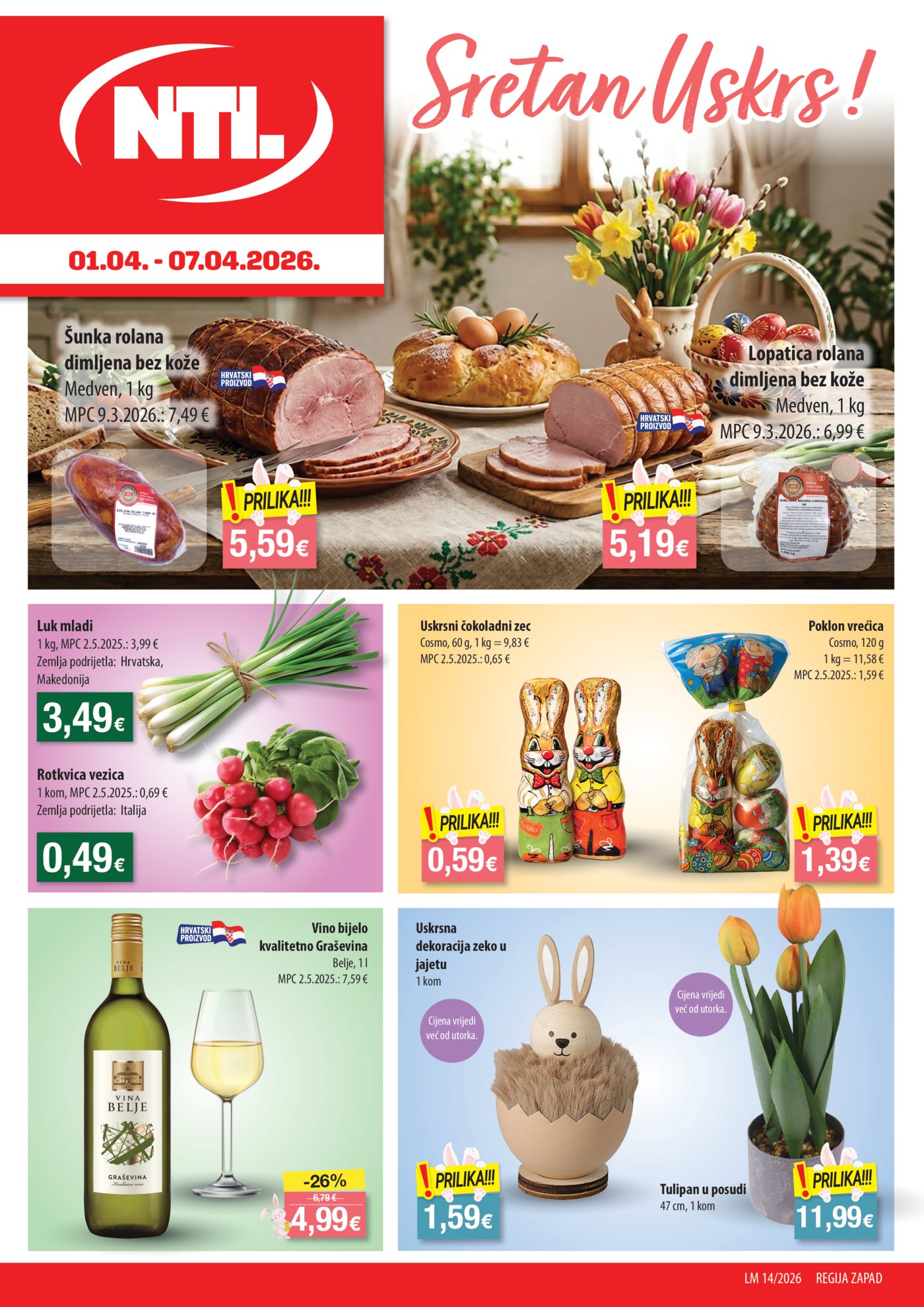 NTL katalog Akcija 01.04. - 07.04.2026. Zapad