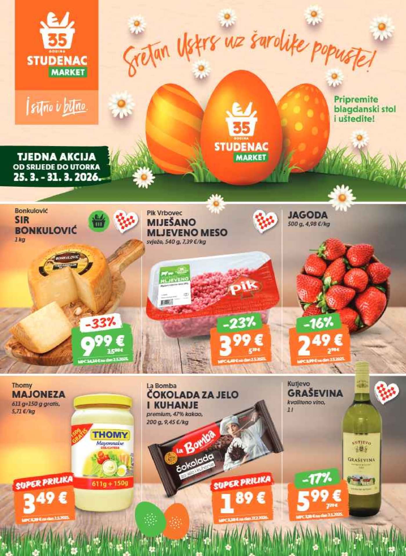 Studenac Tjedni katalog 25.03. - 31.03.2026.