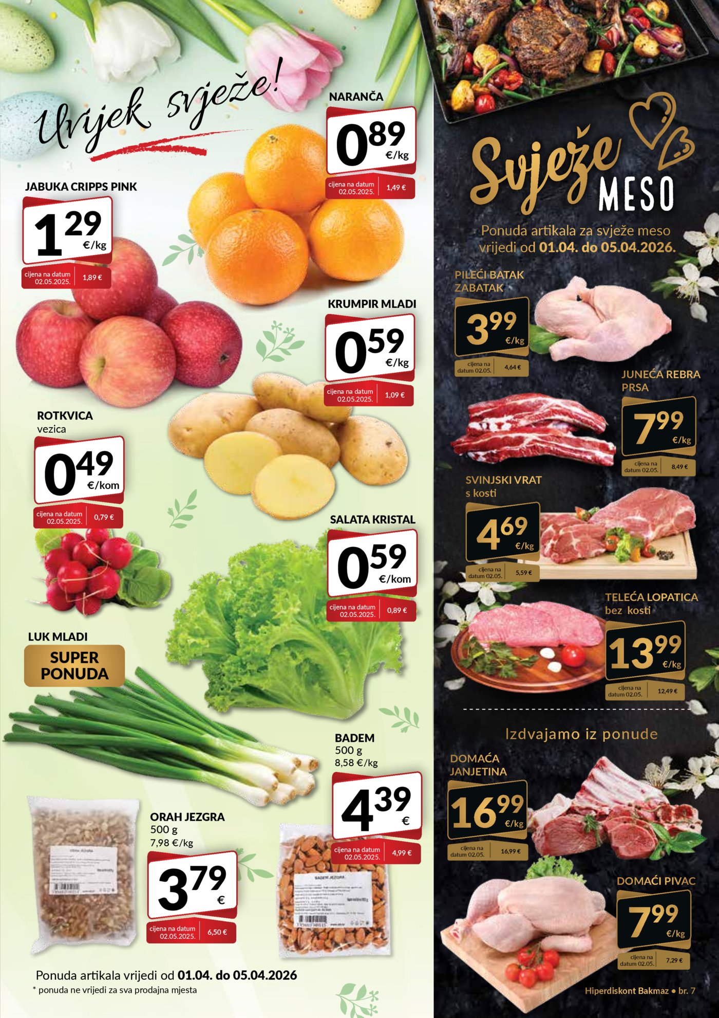 Bakmaz katalog Akcija 01.04.-07.04.2026.