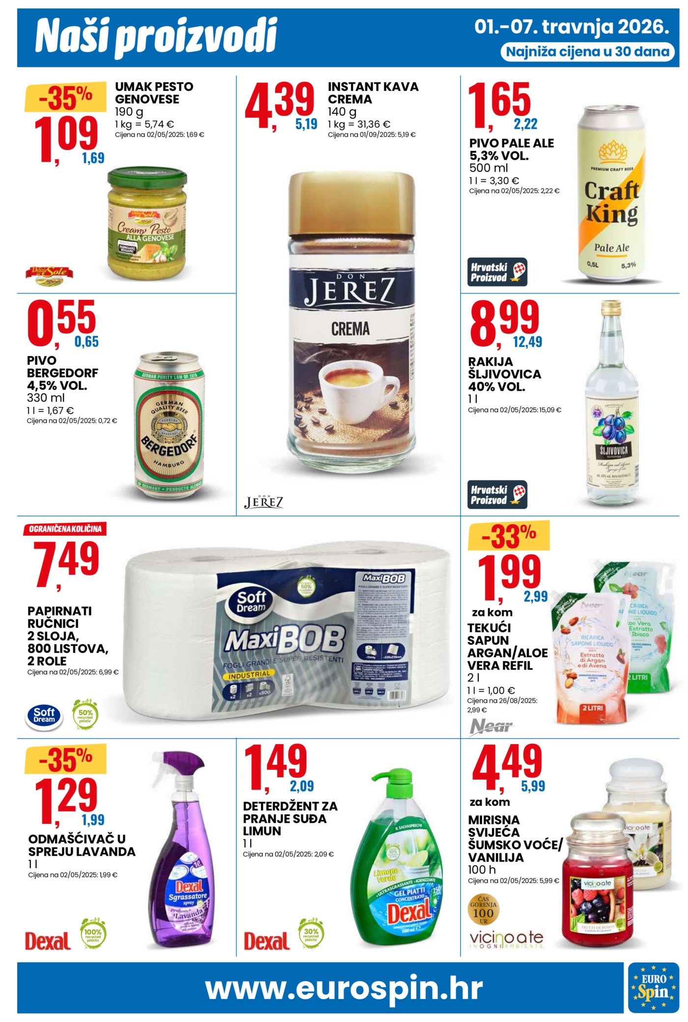 Eurospin katalog Pametna kupnja 01.04. - 07.04.2026.