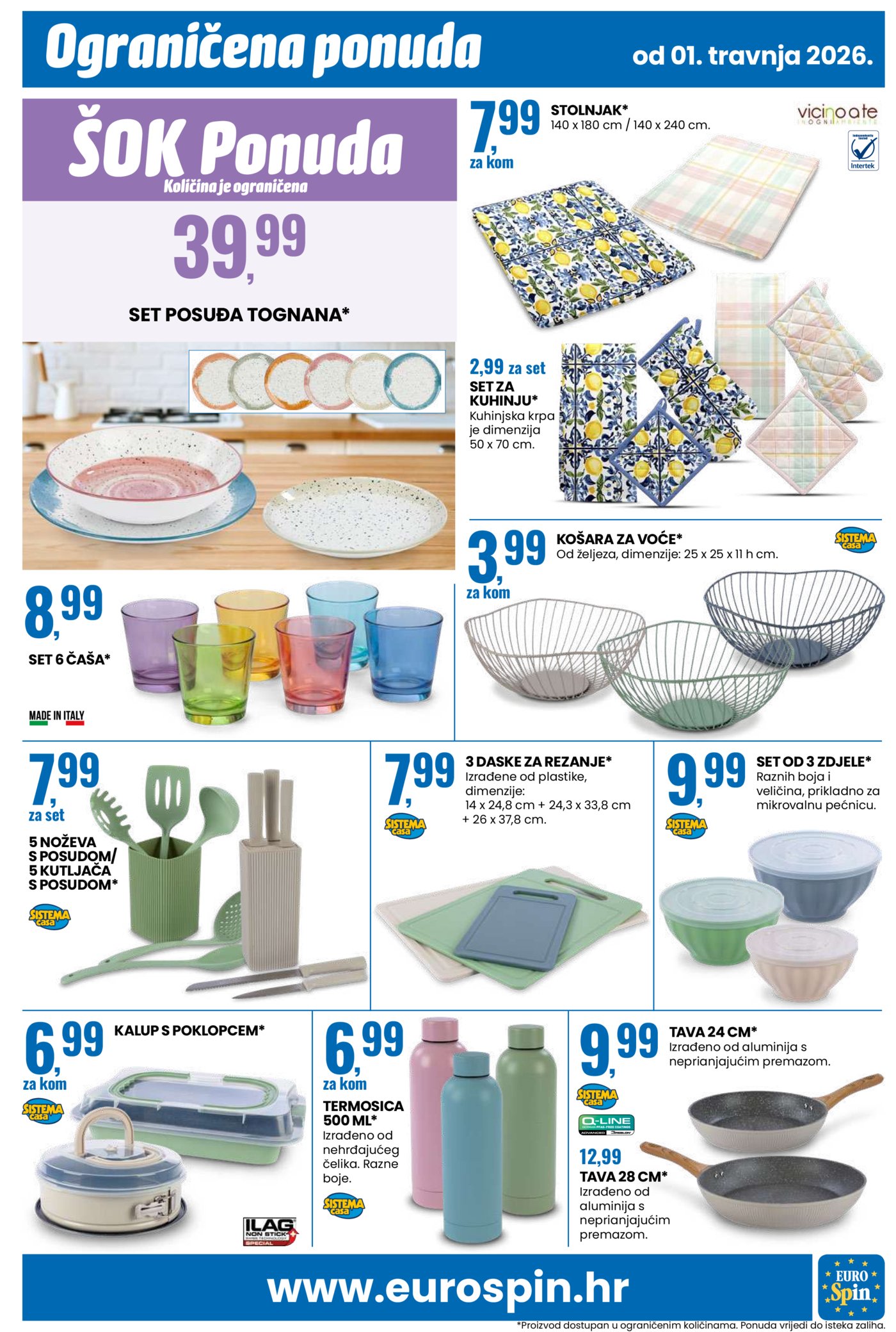 Eurospin katalog Pametna kupnja 01.04. - 07.04.2026.