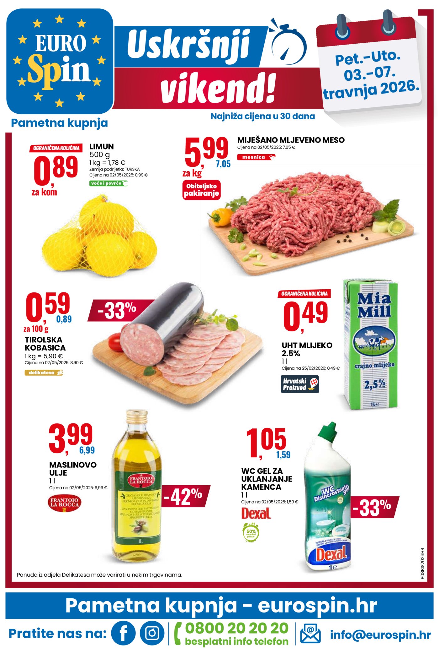 Eurospin katalog Pametna kupnja 01.04. - 07.04.2026.