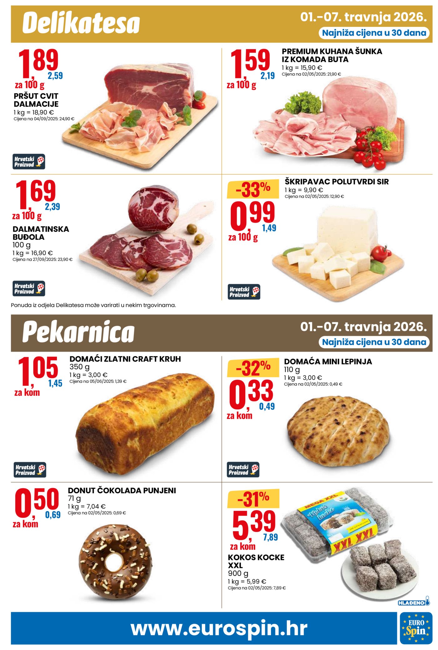 Eurospin katalog Pametna kupnja 01.04. - 07.04.2026.