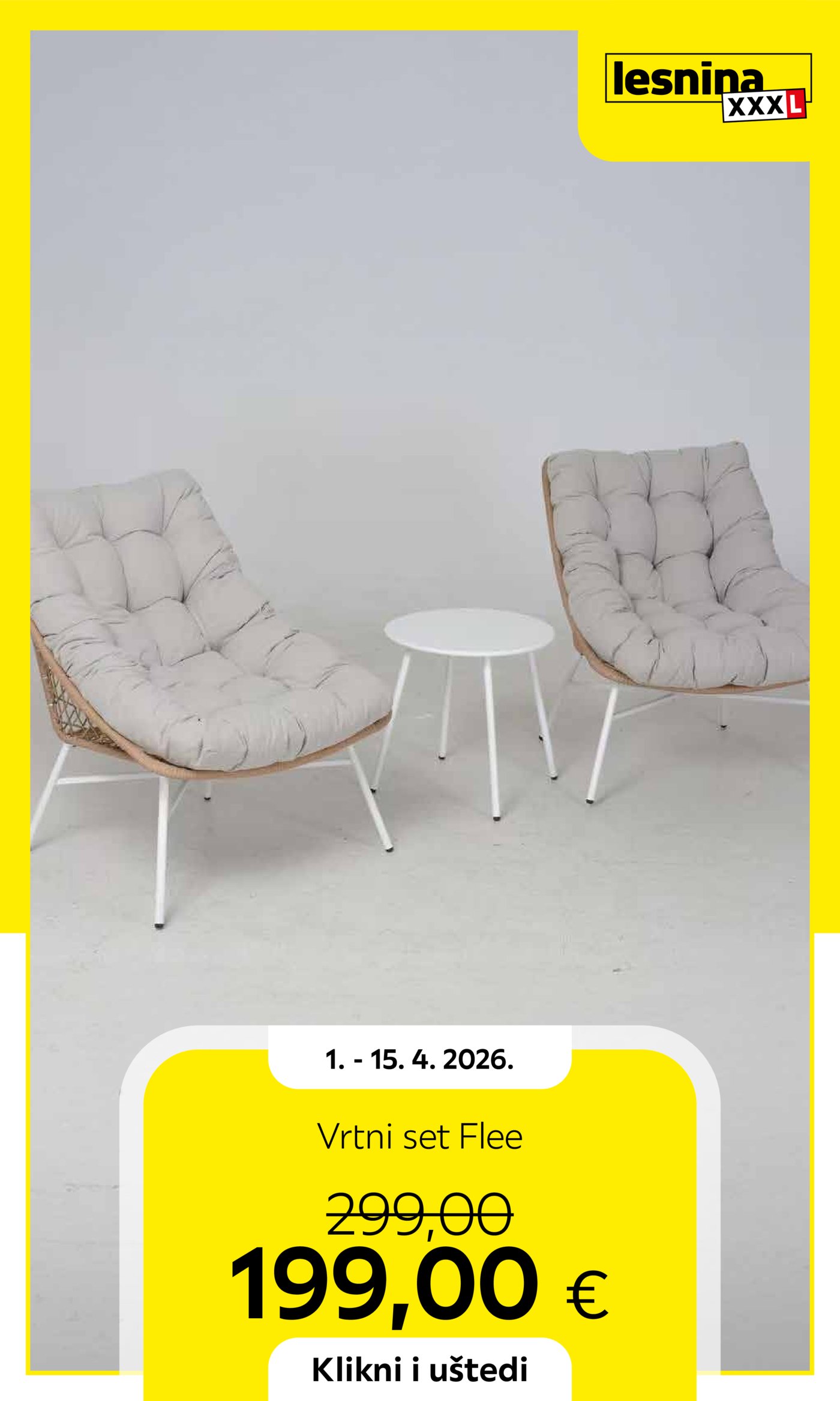 Lesnina katalog Akcija 01.04. - 15.04.2026.