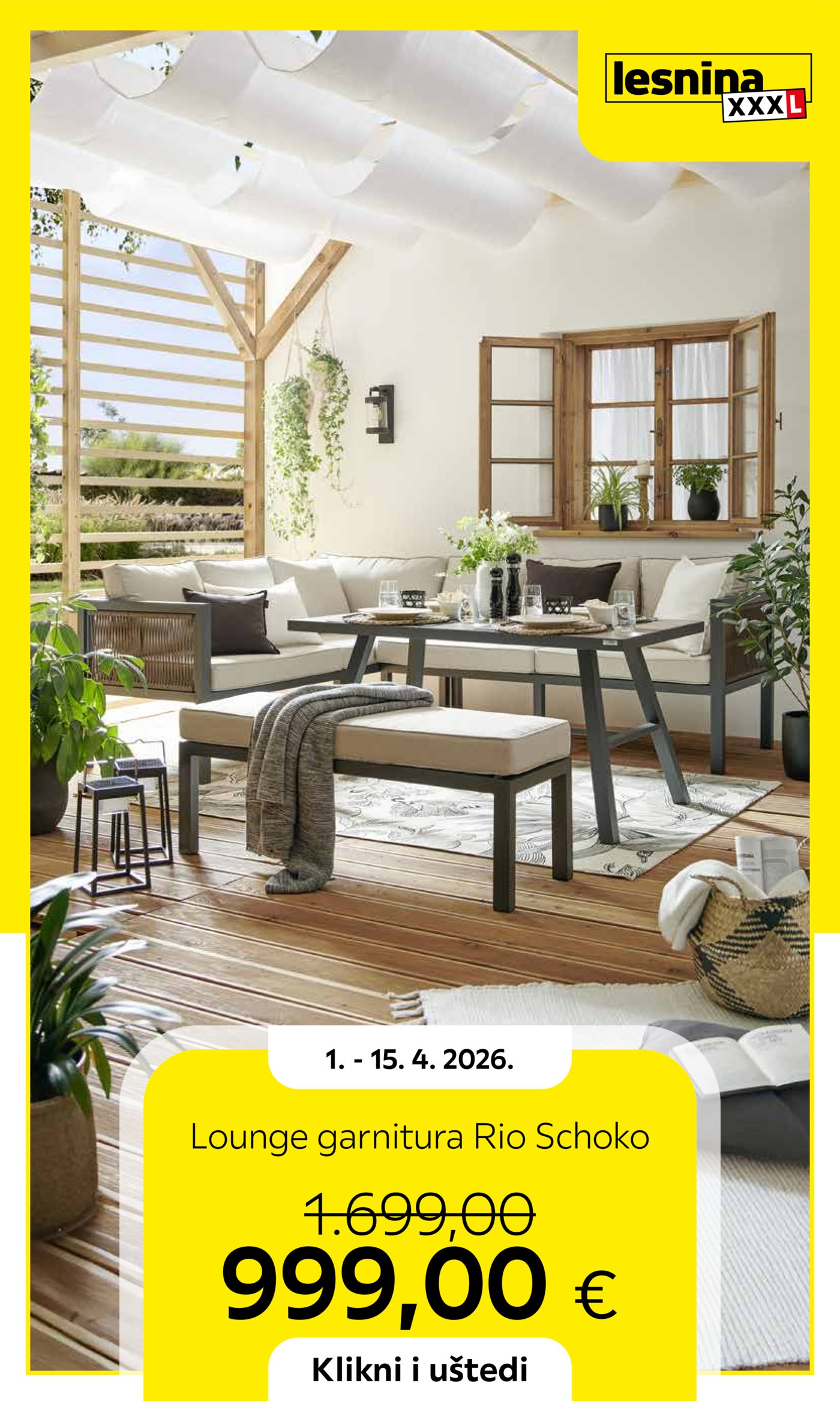 Lesnina katalog Akcija 01.04. - 15.04.2026.