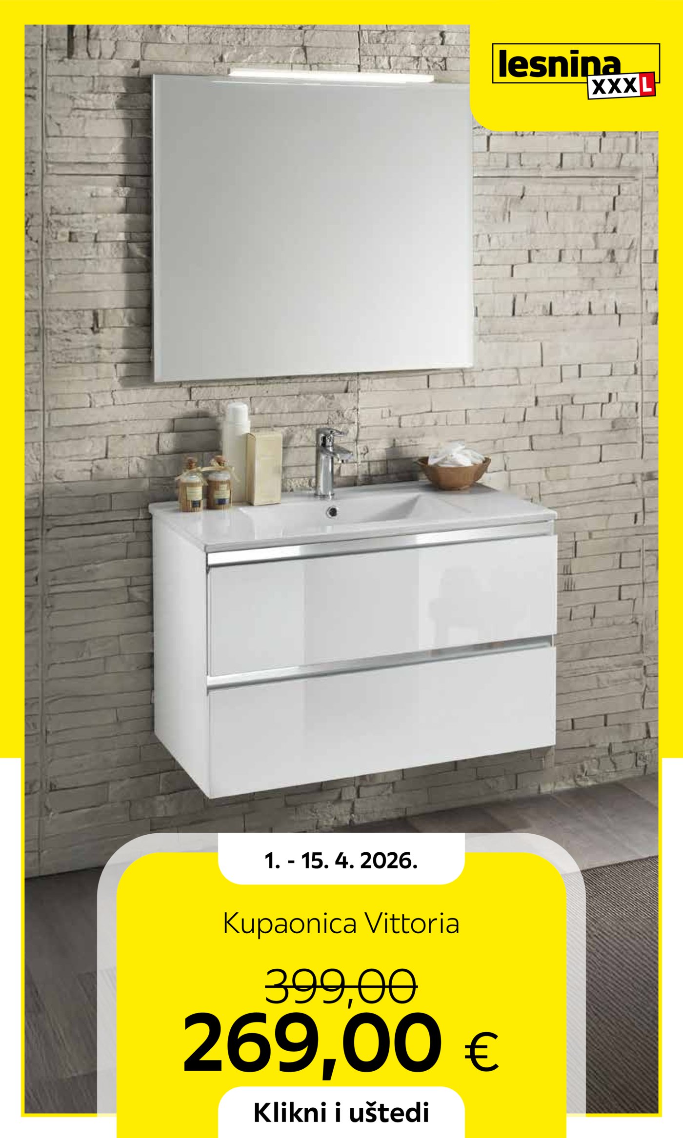 Lesnina katalog Akcija 01.04. - 15.04.2026.