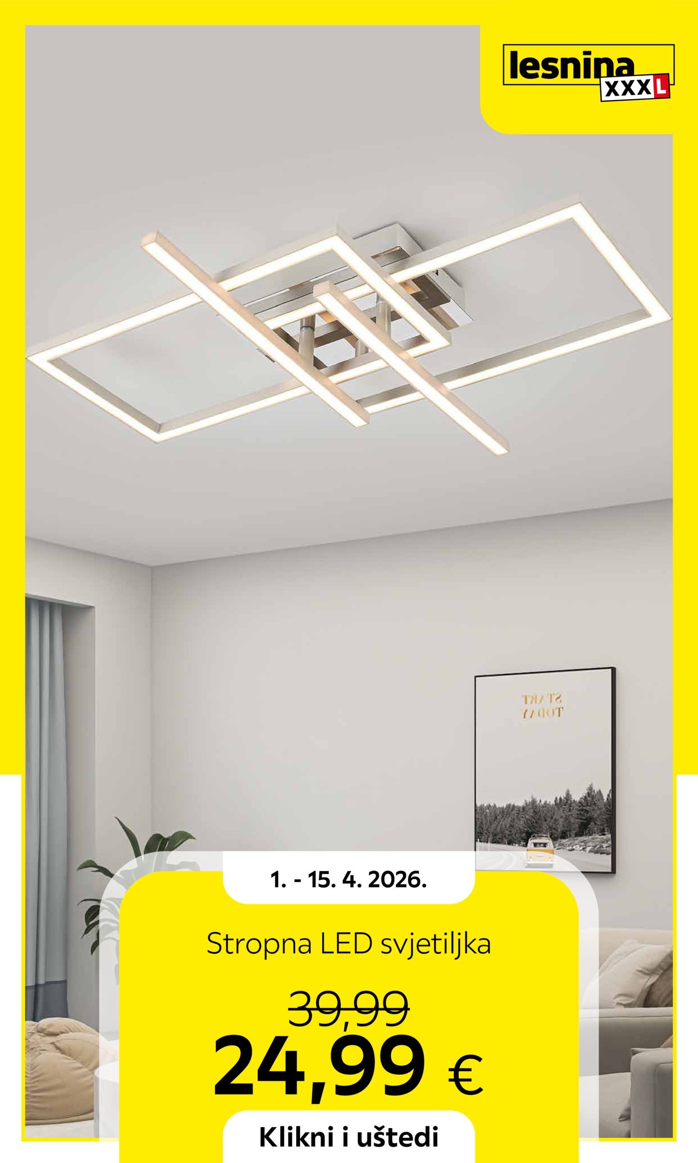 Lesnina katalog Akcija 01.04. - 15.04.2026.