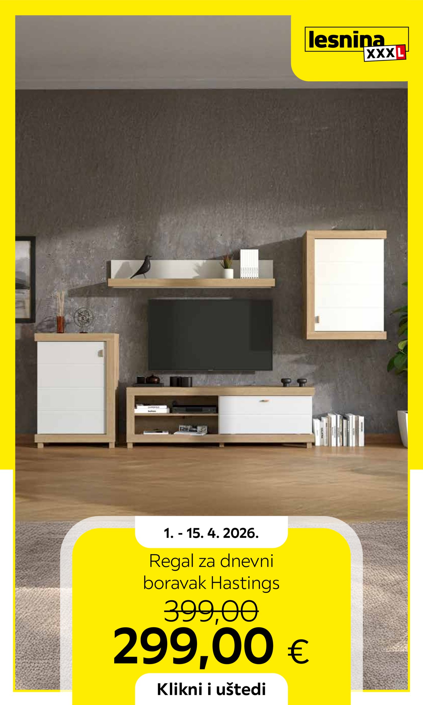 Lesnina katalog Akcija 01.04. - 15.04.2026.