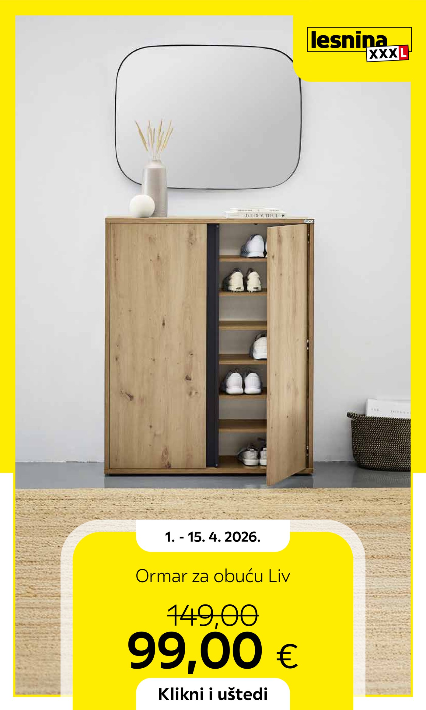 Lesnina katalog Akcija 01.04. - 15.04.2026.