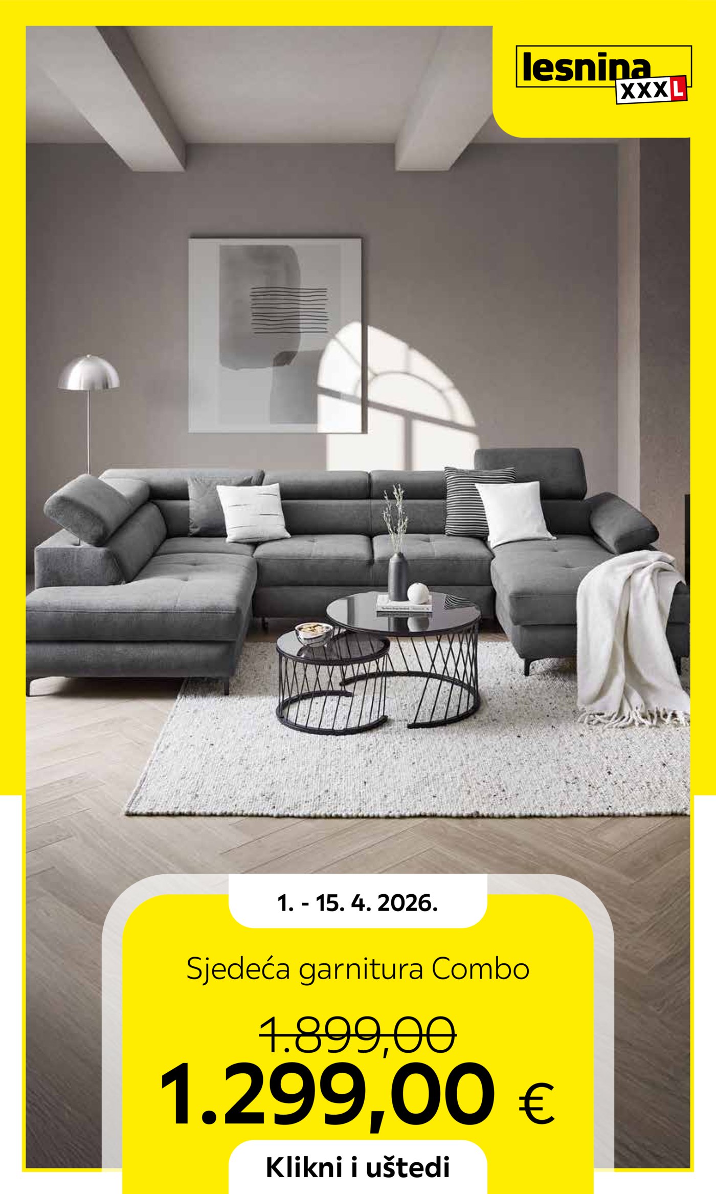 Lesnina katalog Akcija 01.04. - 15.04.2026.