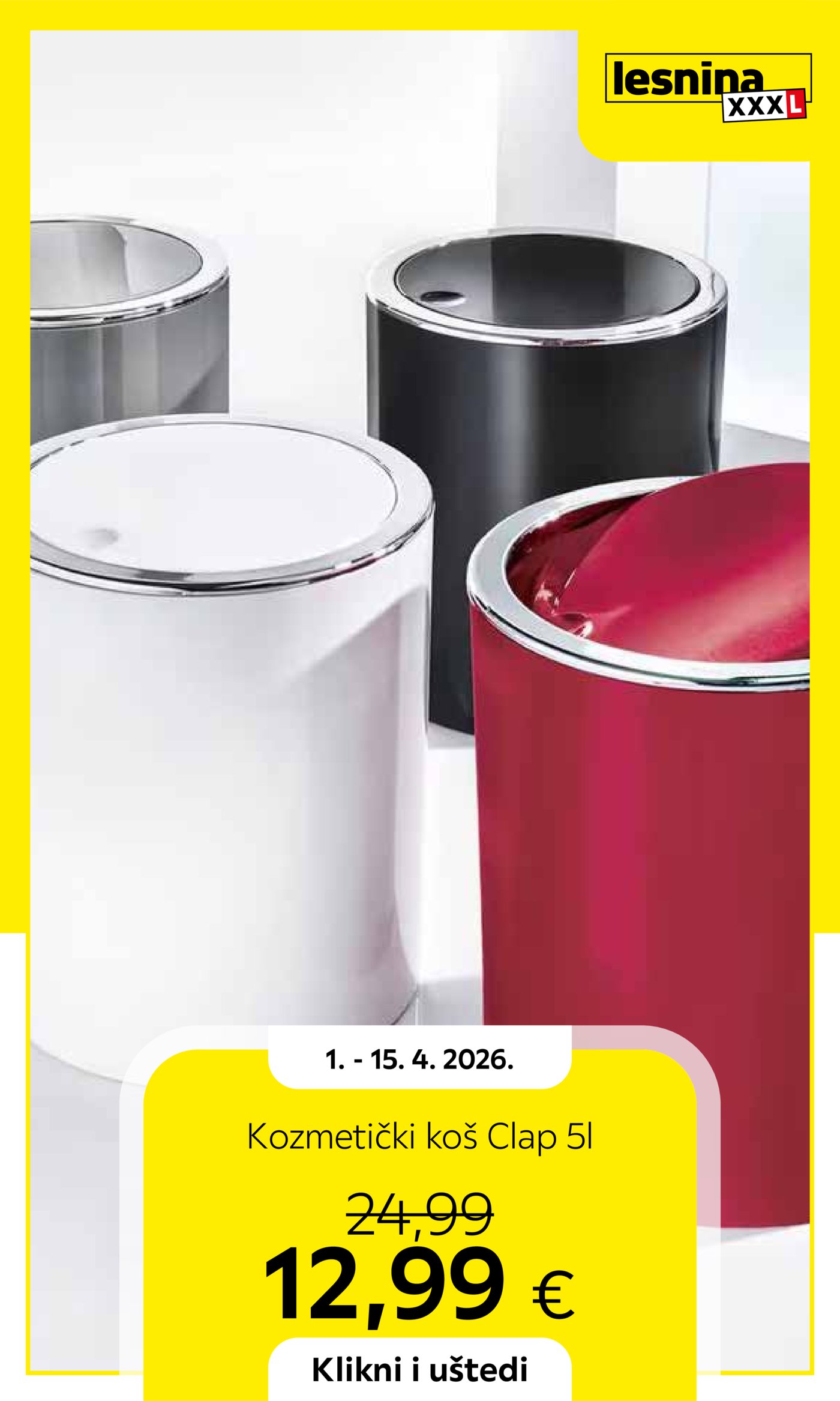 Lesnina katalog Akcija 01.04. - 15.04.2026.