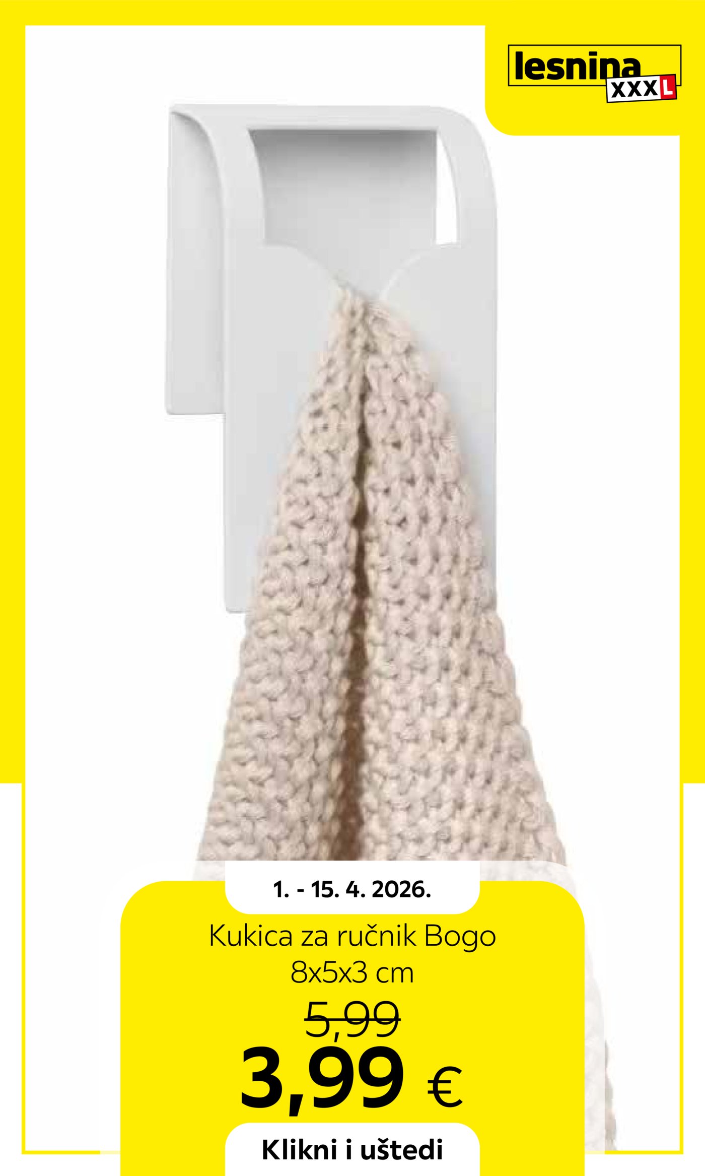 Lesnina katalog Akcija 01.04. - 15.04.2026.