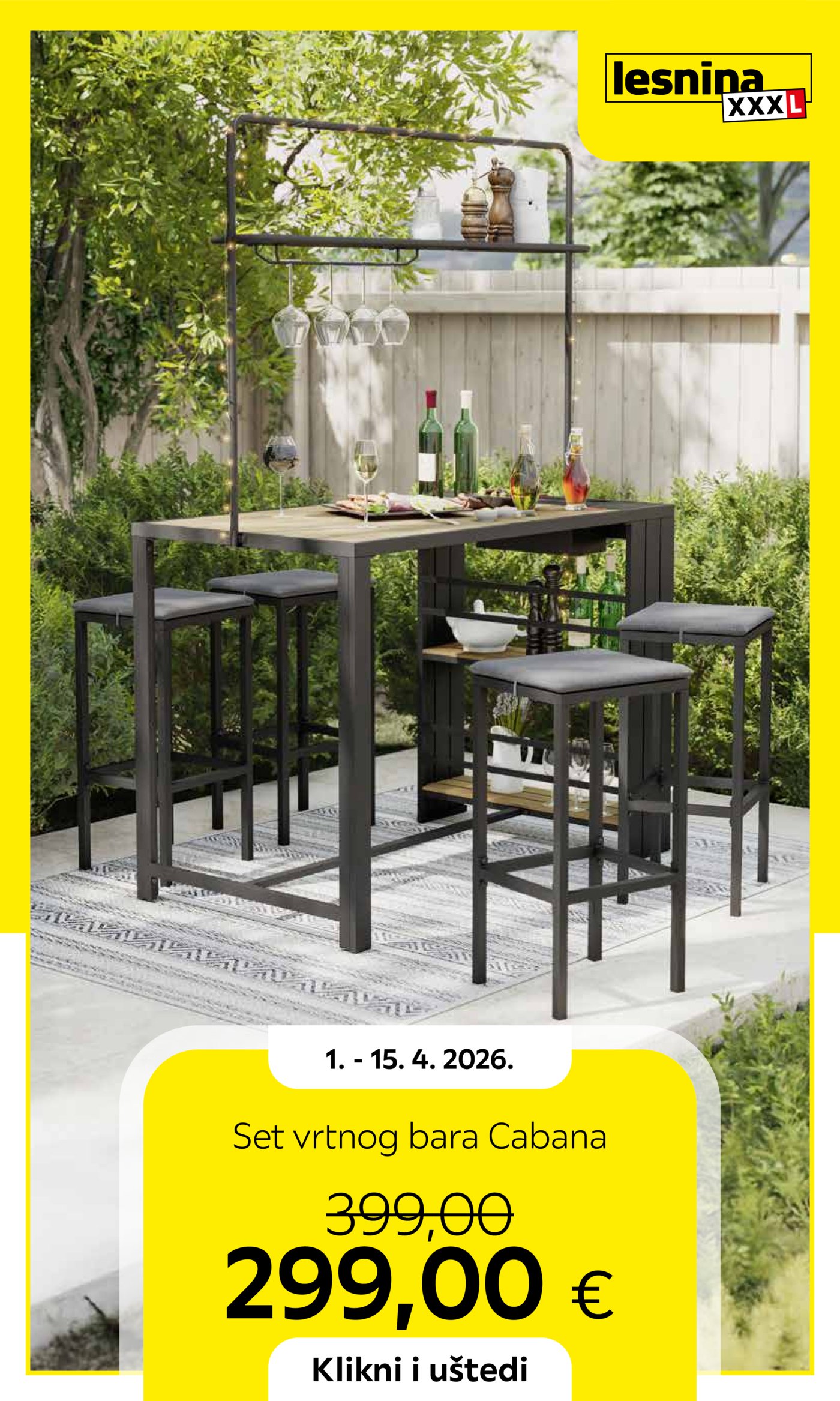 Lesnina katalog Akcija 01.04. - 15.04.2026.