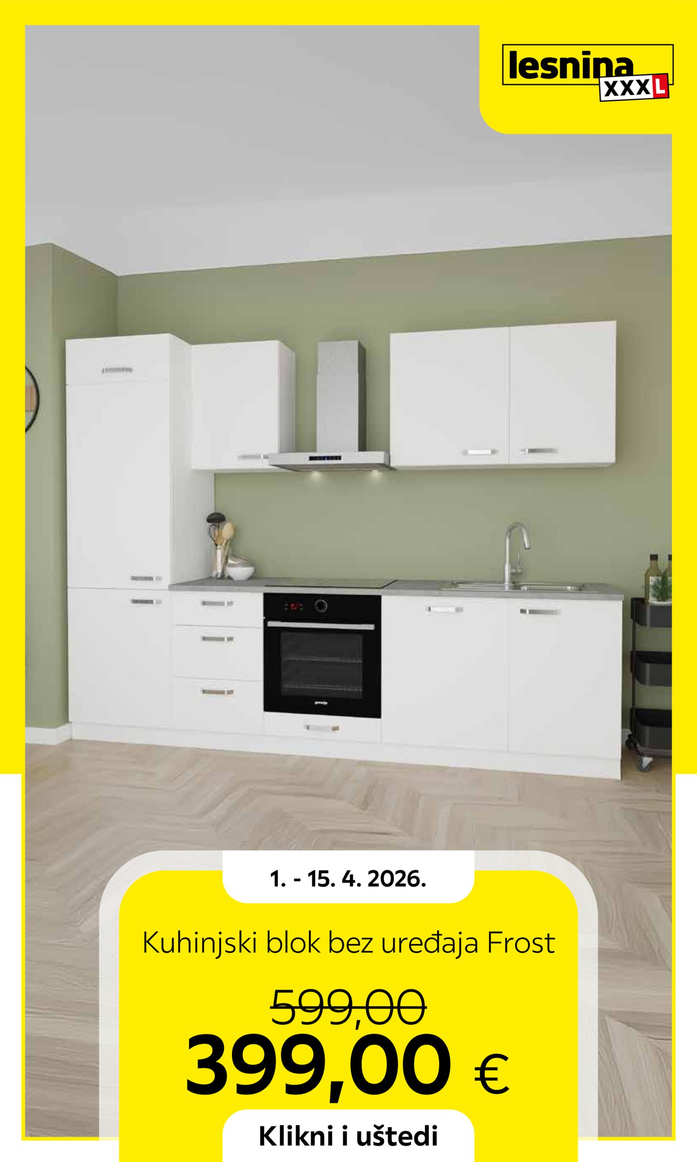 Lesnina katalog Akcija 01.04. - 15.04.2026.