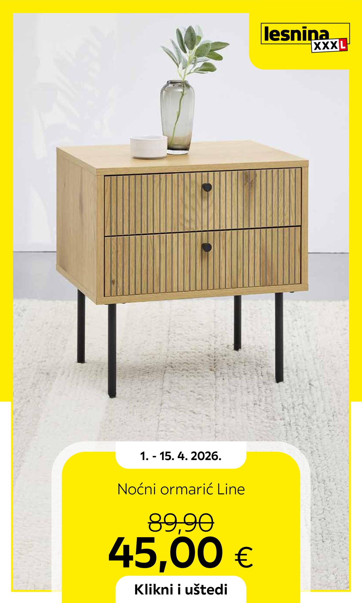 Lesnina katalog Akcija 01.04. - 15.04.2026.