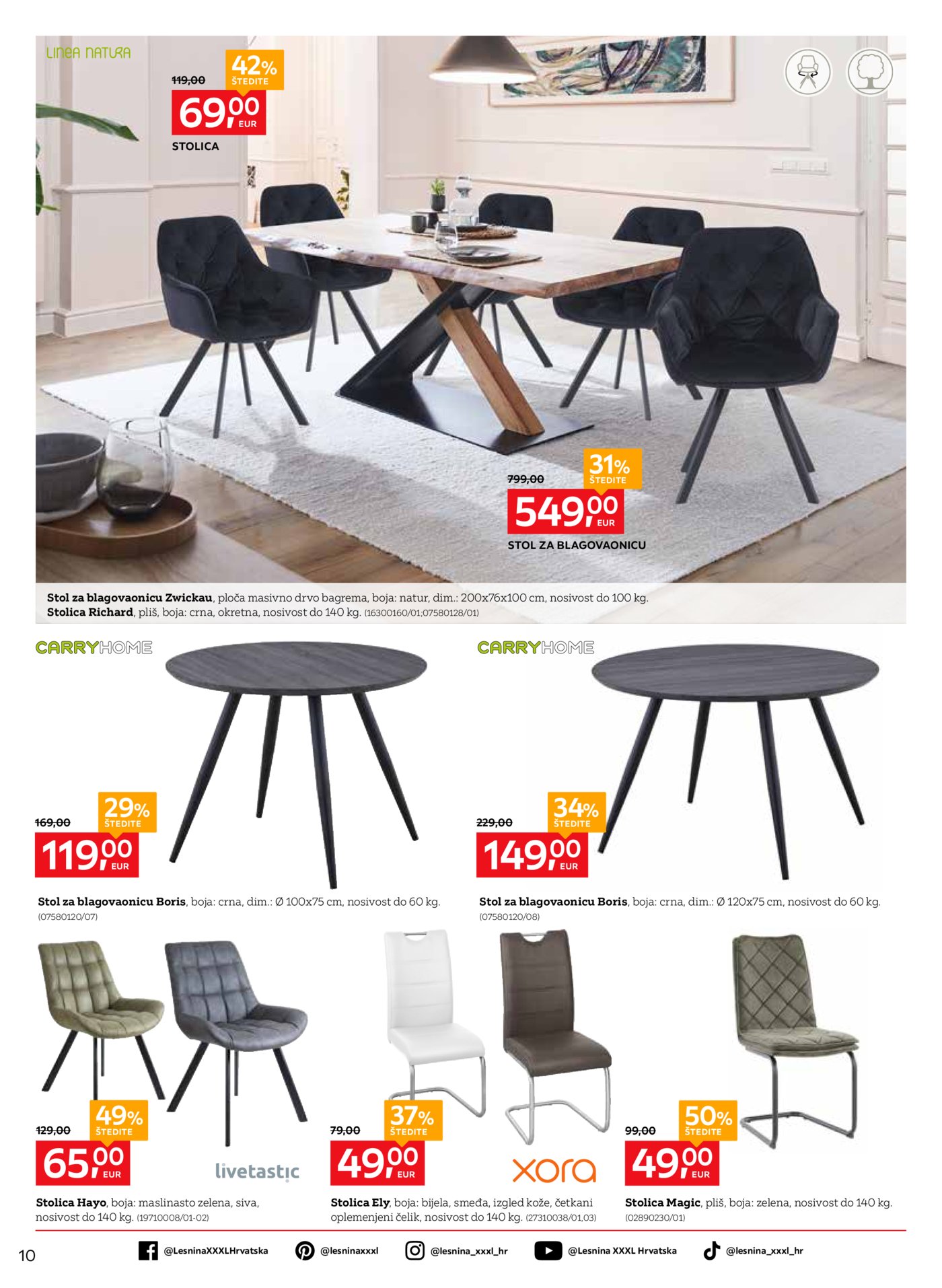 Lesnina katalog Oaza za opuštanje 31.03. - 23.04.2026.