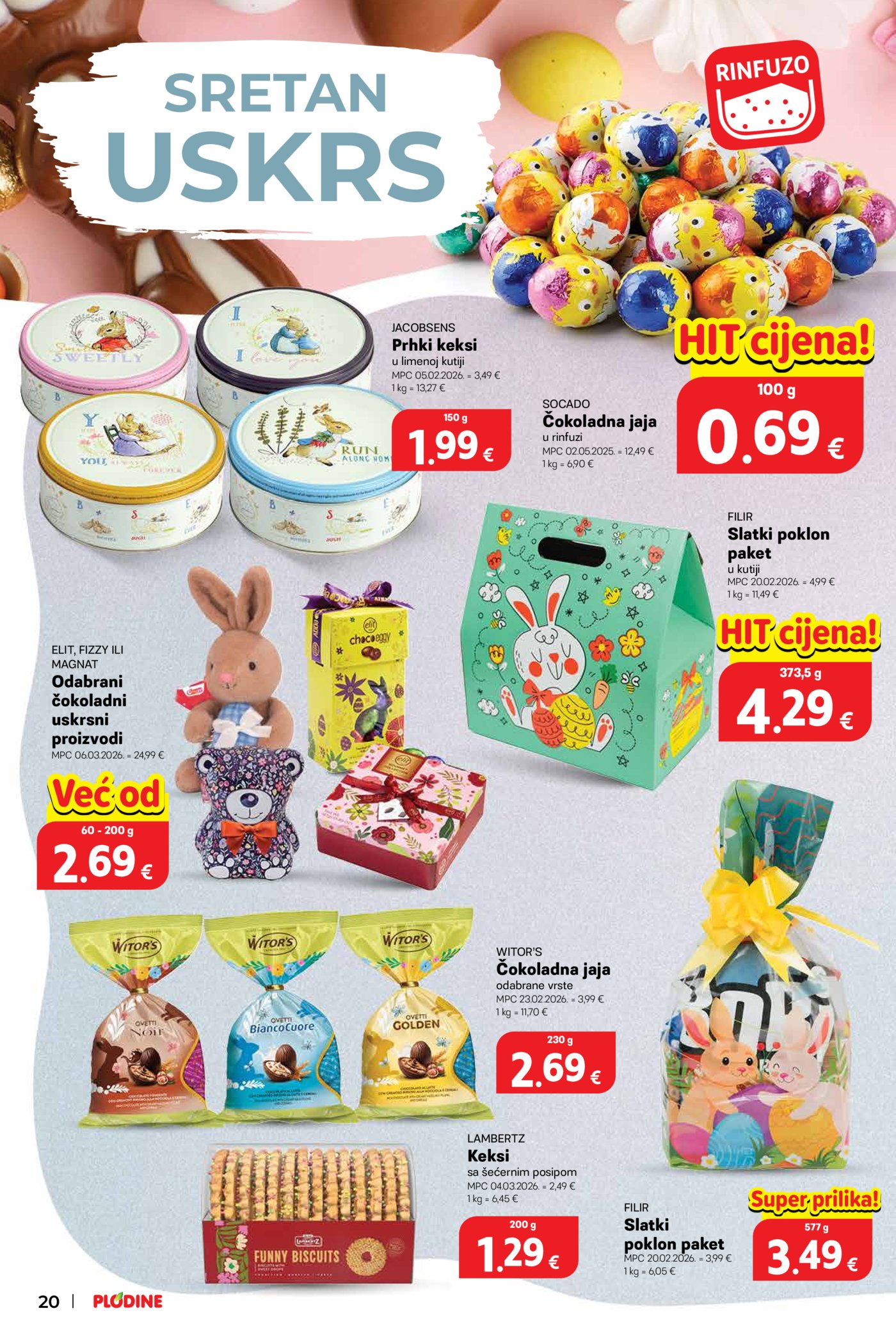 Plodine katalog Akcija 01.04. - 07.04.2026.