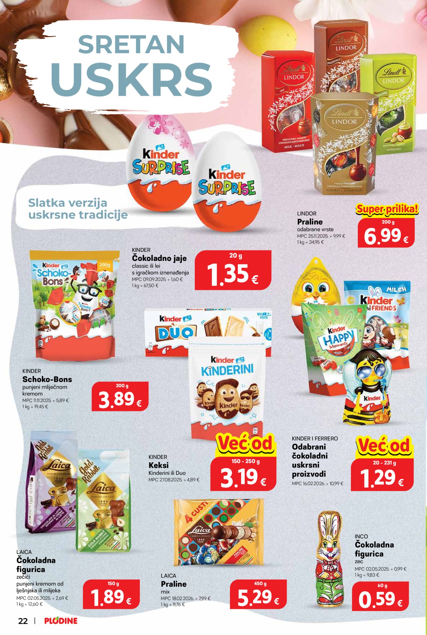 Plodine katalog Akcija 01.04. - 07.04.2026.