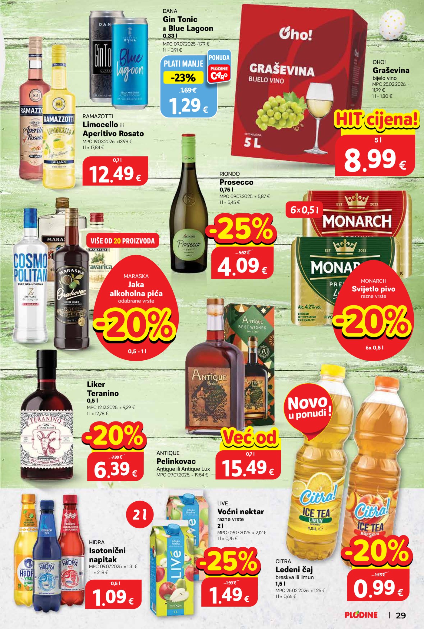 Plodine katalog Akcija 01.04. - 07.04.2026.