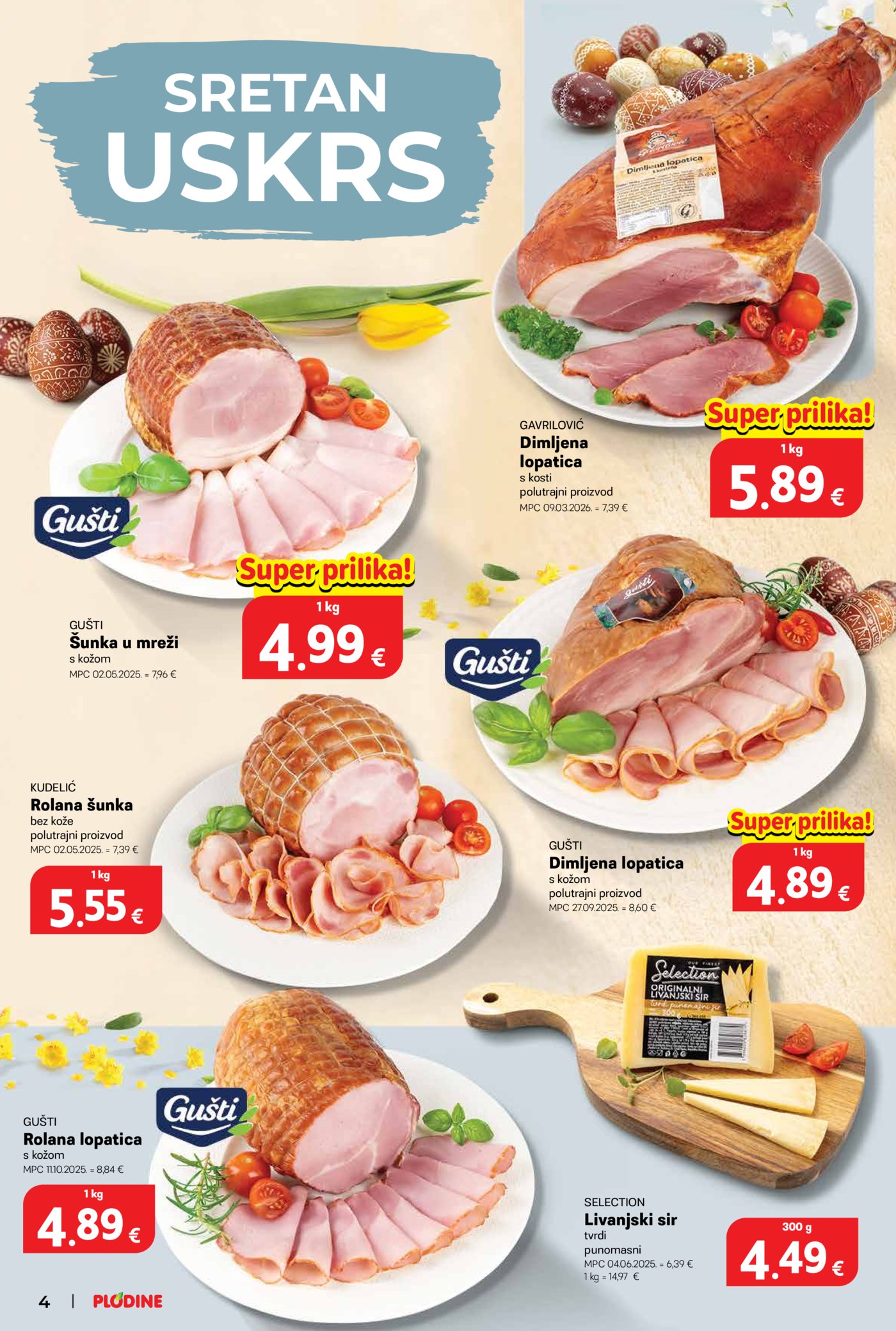 Plodine katalog Akcija 01.04. - 07.04.2026.