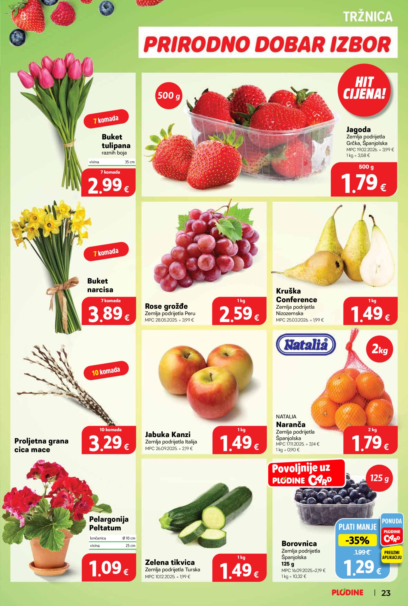 Plodine katalog Akcija 01.04. - 07.04.2026.