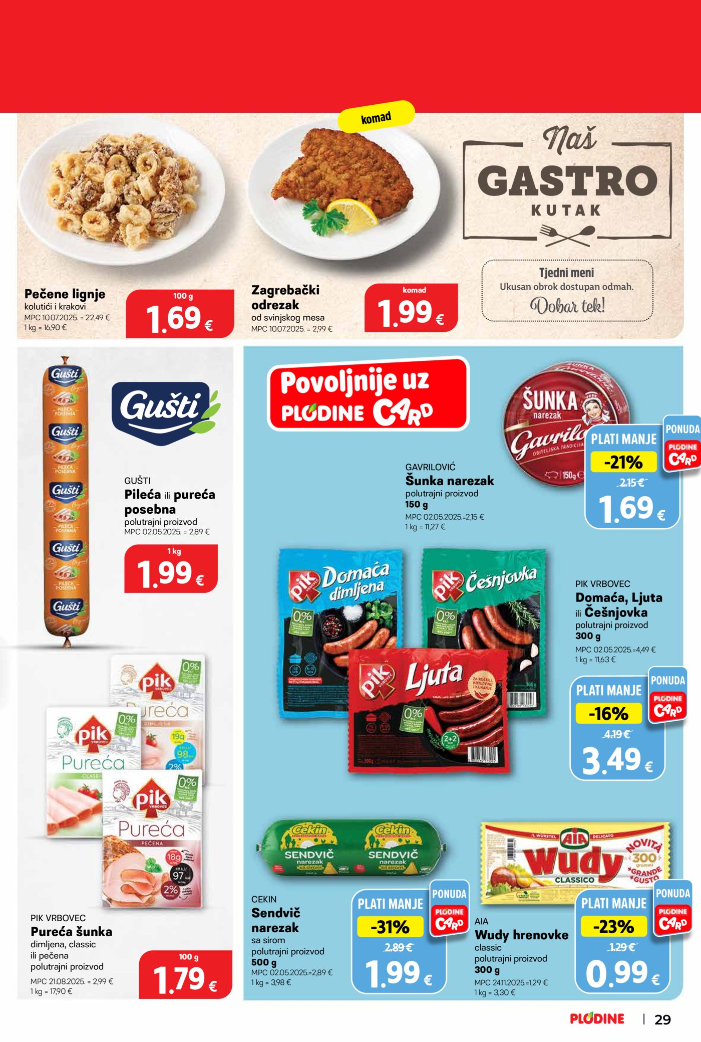 Plodine katalog Akcija 01.04. - 07.04.2026.