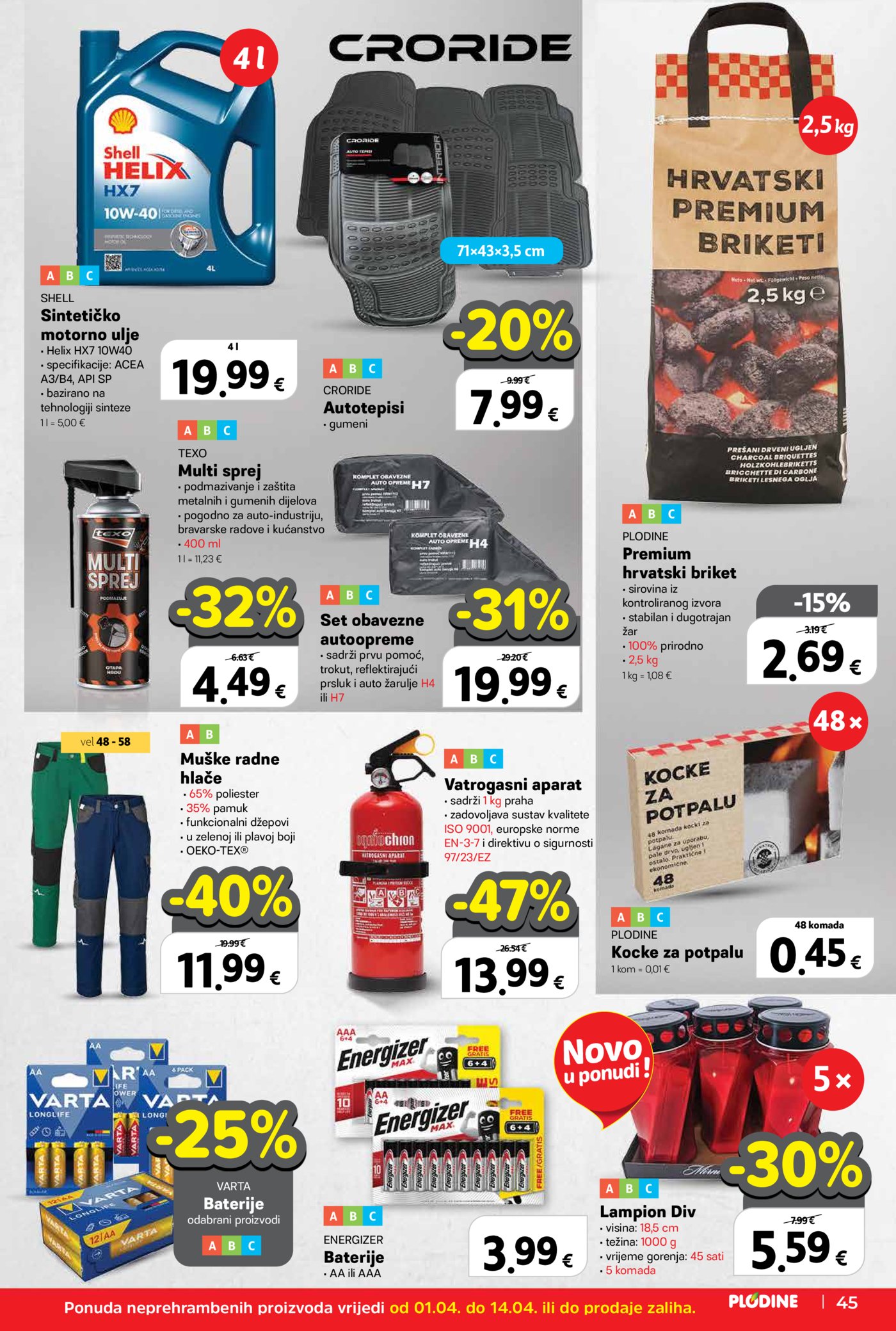 Plodine katalog Akcija 01.04. - 07.04.2026.