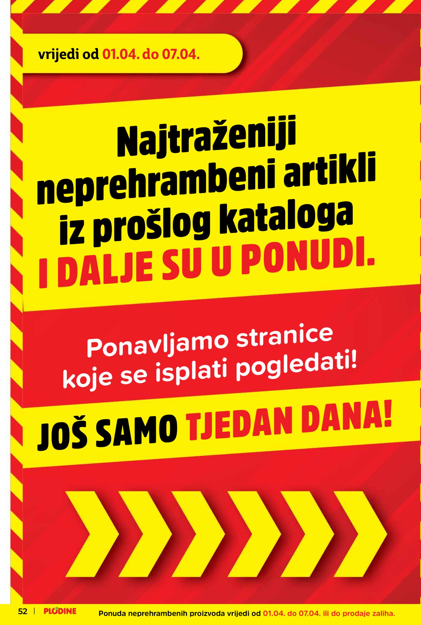 Plodine katalog Akcija 01.04. - 07.04.2026.