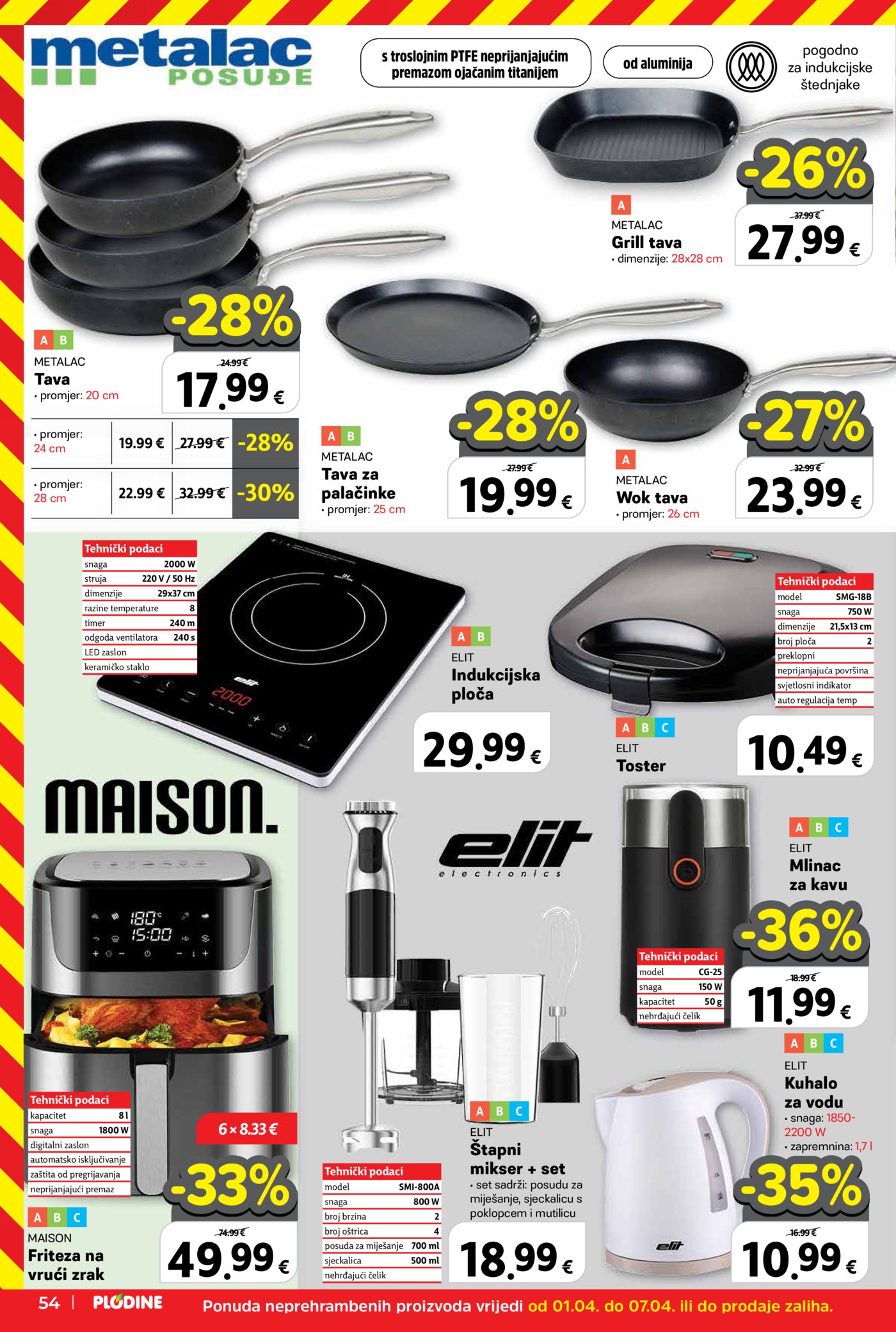 Plodine katalog Akcija 01.04. - 07.04.2026.