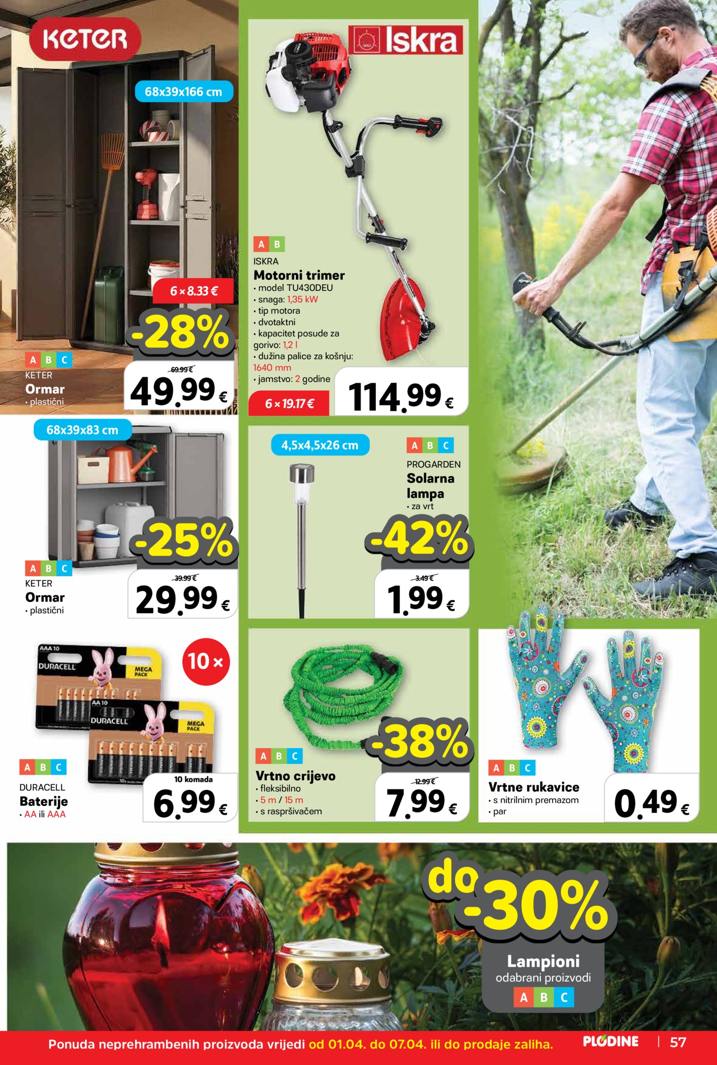 Plodine katalog Akcija 01.04. - 07.04.2026.