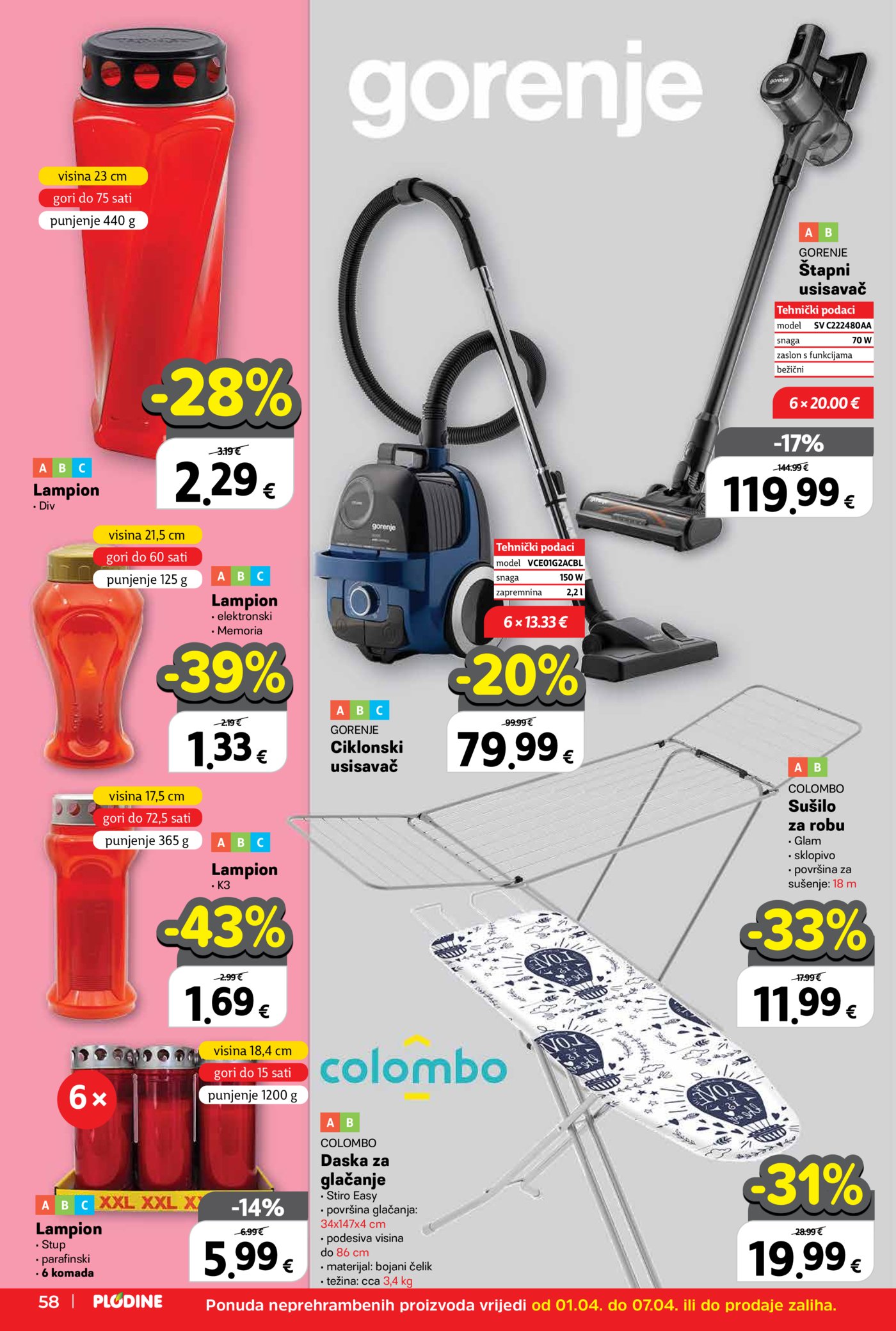 Plodine katalog Akcija 01.04. - 07.04.2026.