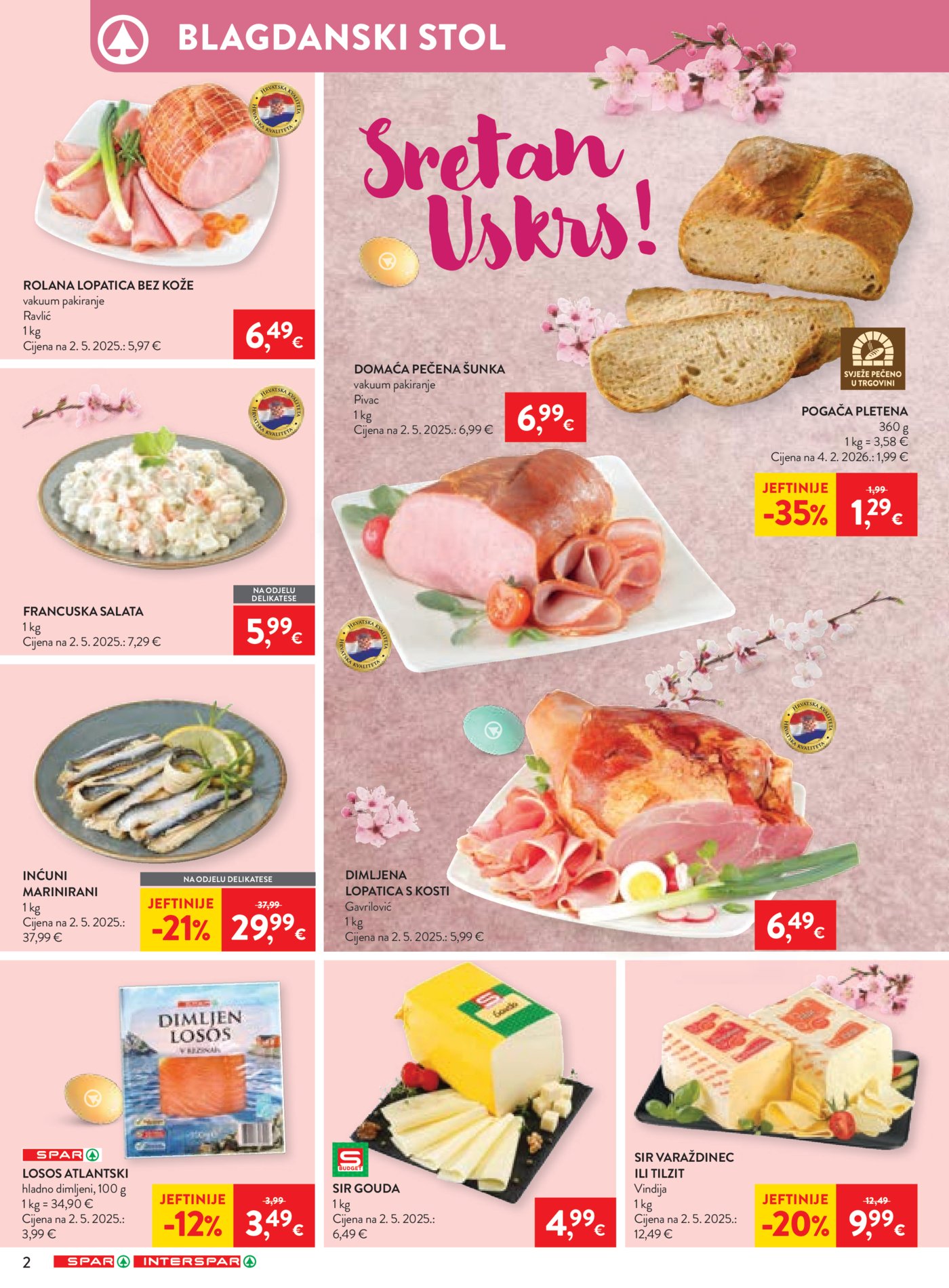 SPAR - INTERSPAR katalog Akcija 01.04. - 07.04.2026.